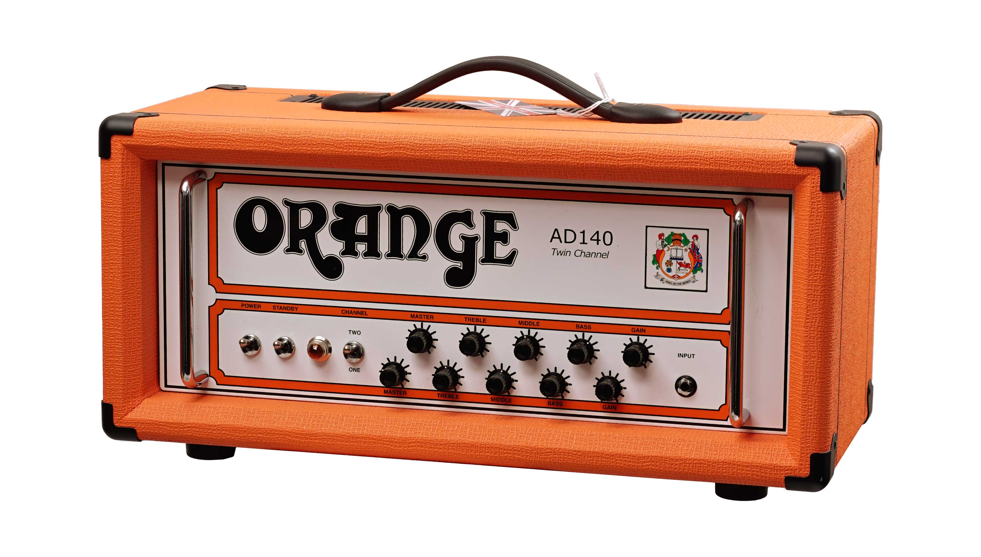 orange amp and head