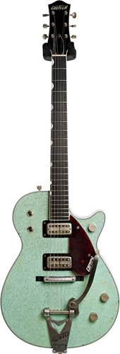 Gretsch G6128-CS Seafoam Green Sparkle Master Build Stephen Stern (Pre-Owned) Gretsch G6128-CS Seafoam Green Sparkle Master Build Stephen Stern (Pre-Owned)