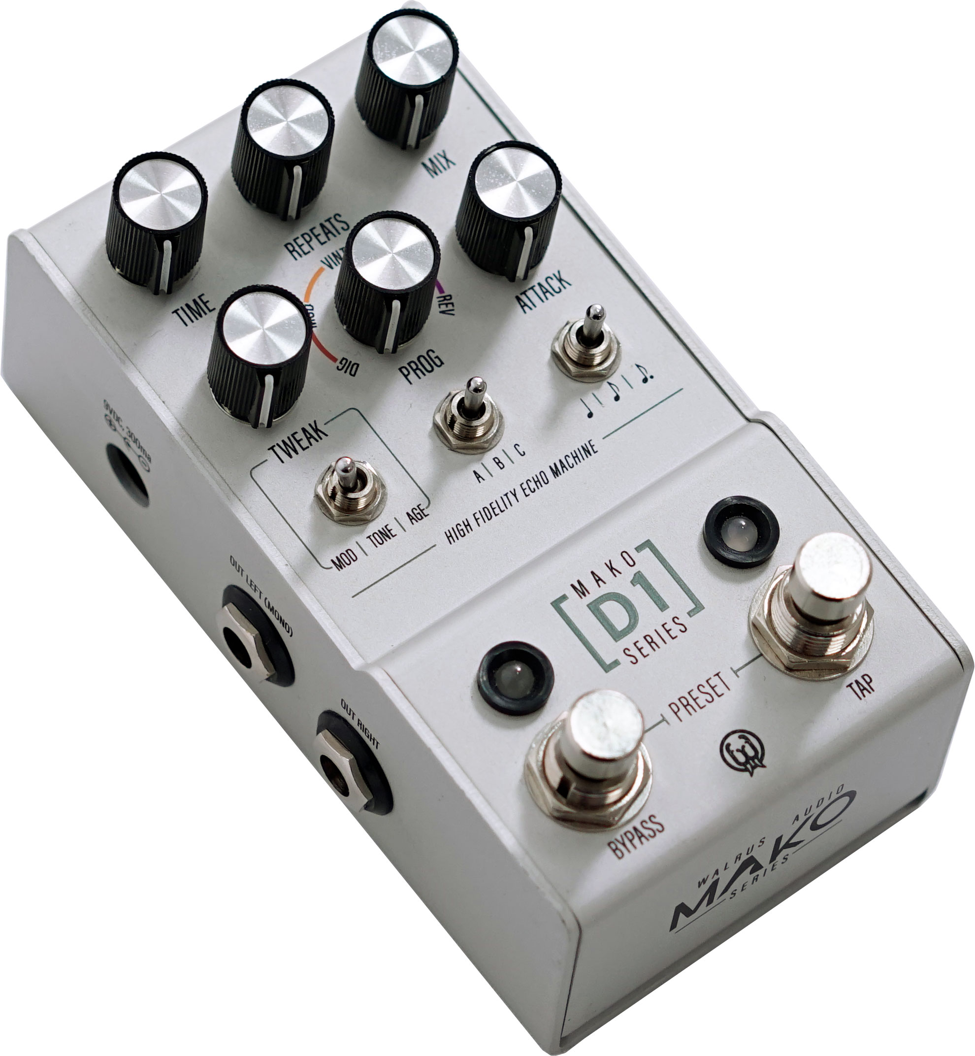 ギター WALRUS AUDIO MAKO/D1V2 MAKO Series: D1 Walrus Audio Mako D1 Delay Pedal (Pre-Owned) | guitarguitar