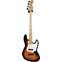 Fender 2015 Standard Jazz Bass Maple Fingerboard Brown Sunburst (Pre-Owned) Front View