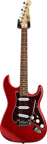 G&L USA Fullerton Deluxe S-500 Candy Apple Red Metallic Caribbean Rosewood Fingerboard (Pre-Owned)
