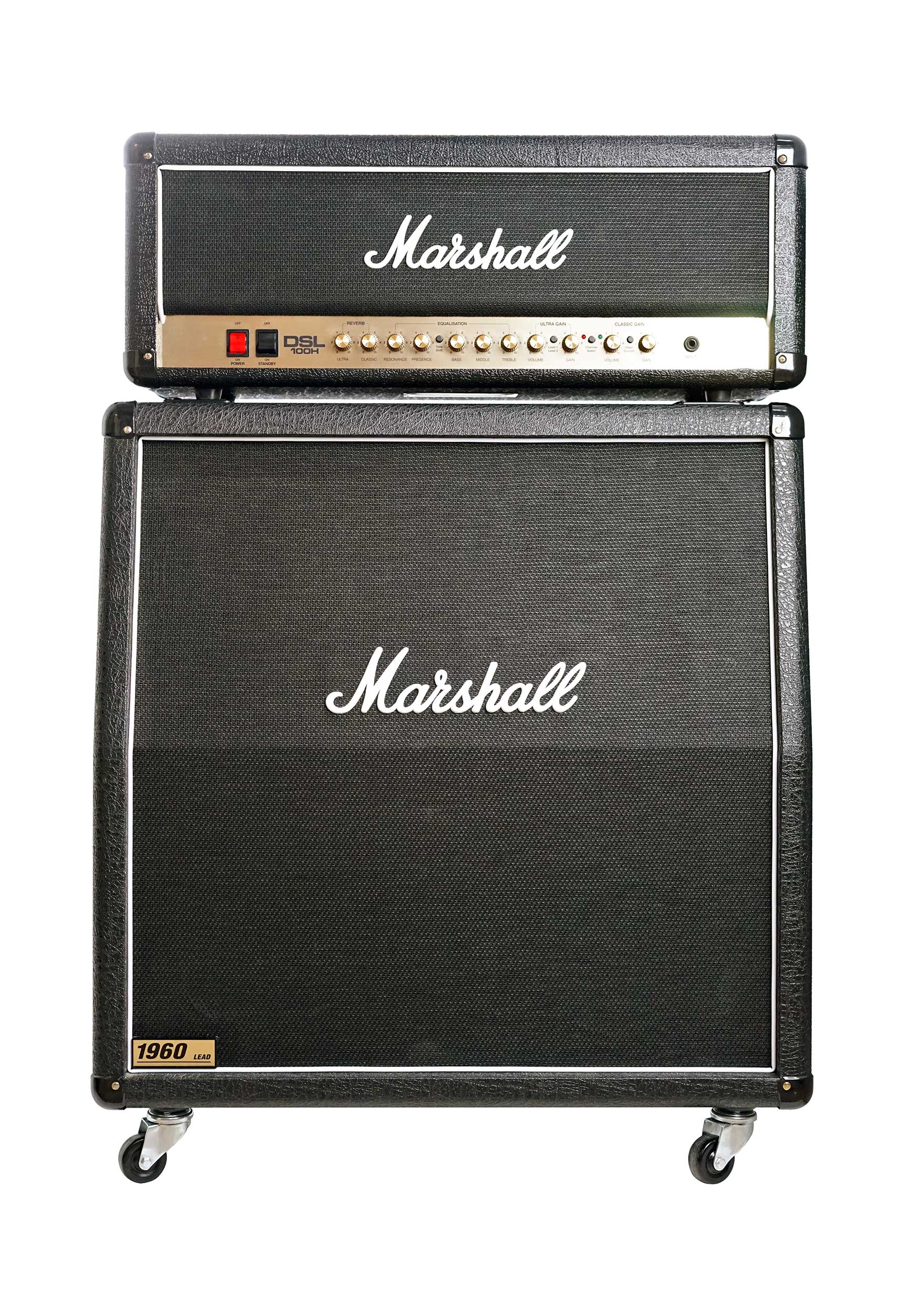 Marshall DSL 100 Valve Amp Head with 1960a 4x12 Electric Guitar Cabinet  (Pre-Owned)