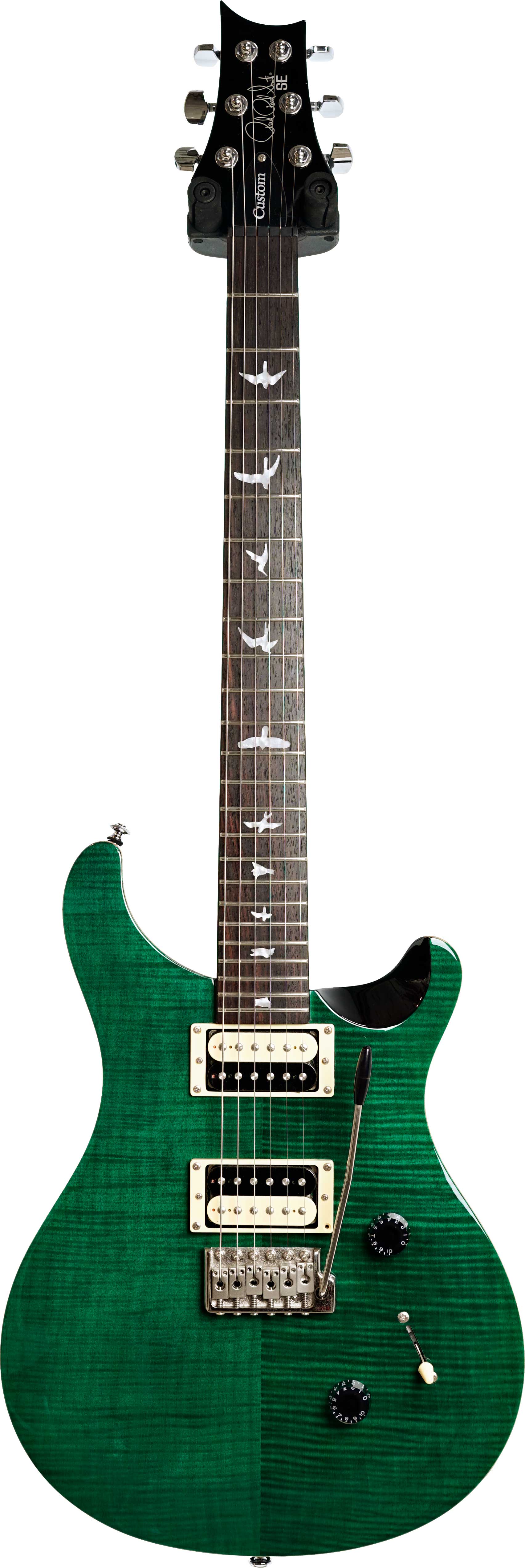 prs se custom 24 emerald green