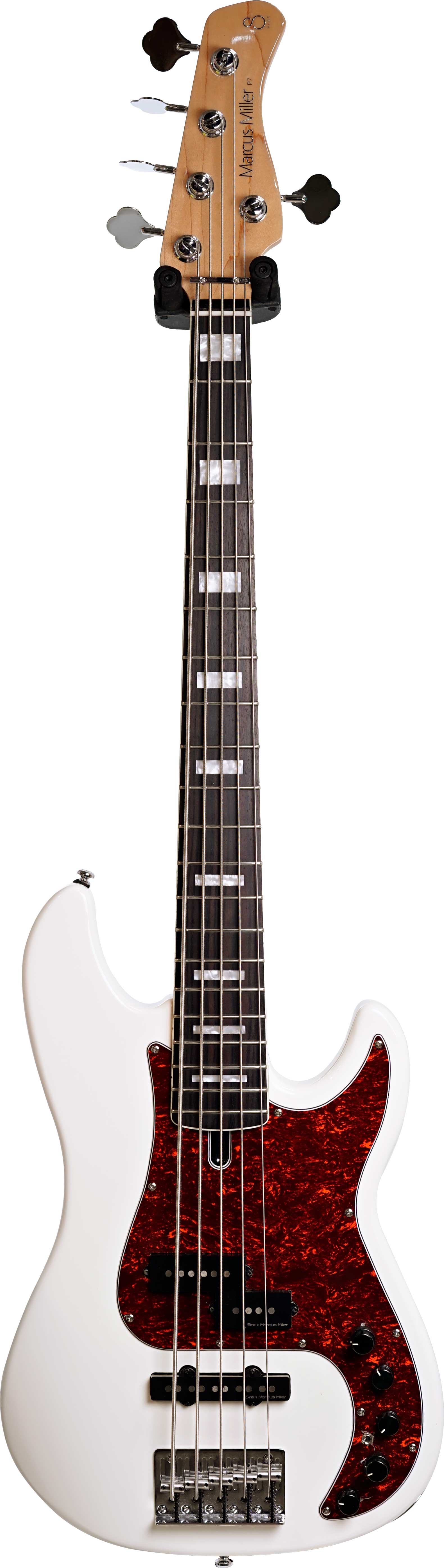 Sire V2 Marcus Miller P7 Alder 5 String Bass Antique White (Pre-Owned)