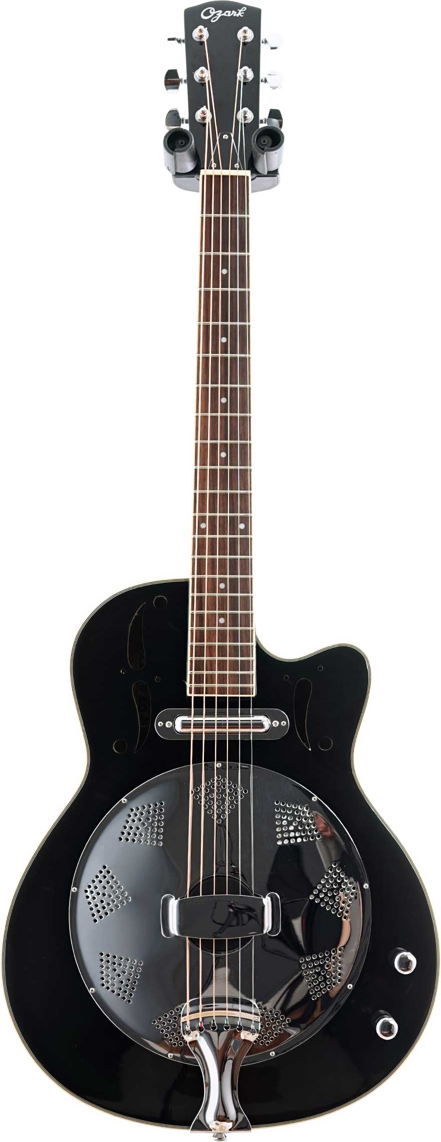 ozark 3515e resonator black electro cutaway