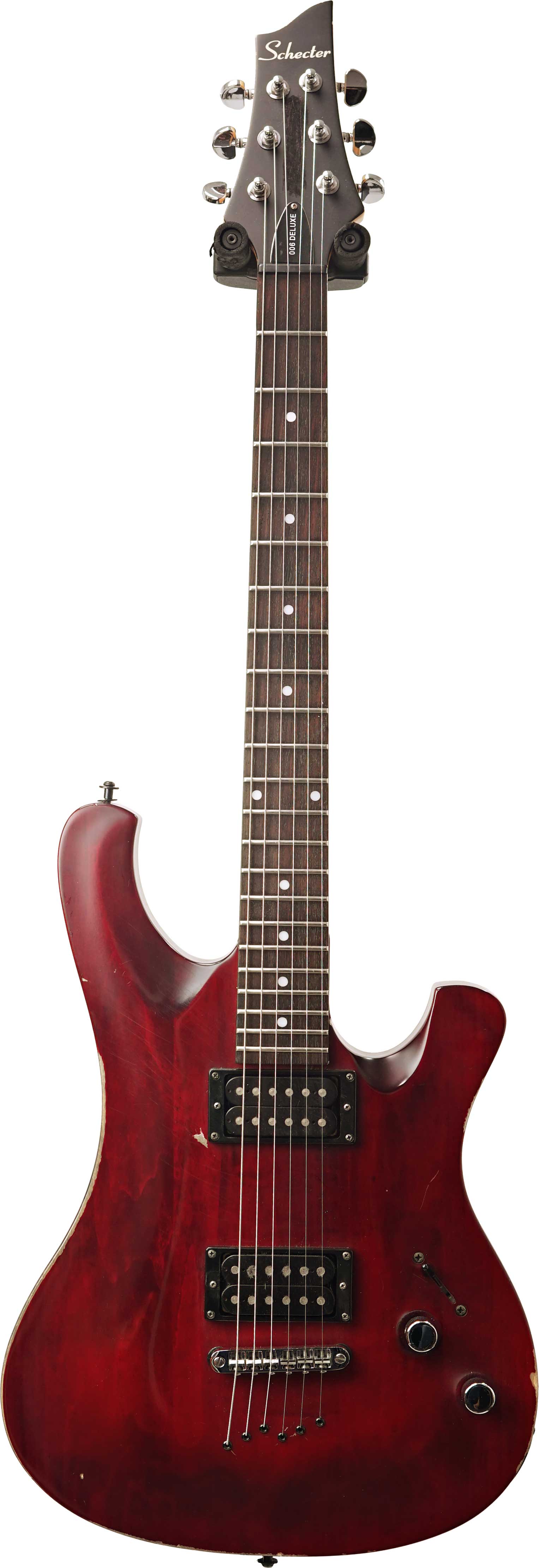 Schecter 006 Deluxe Wine Red Pre Owned