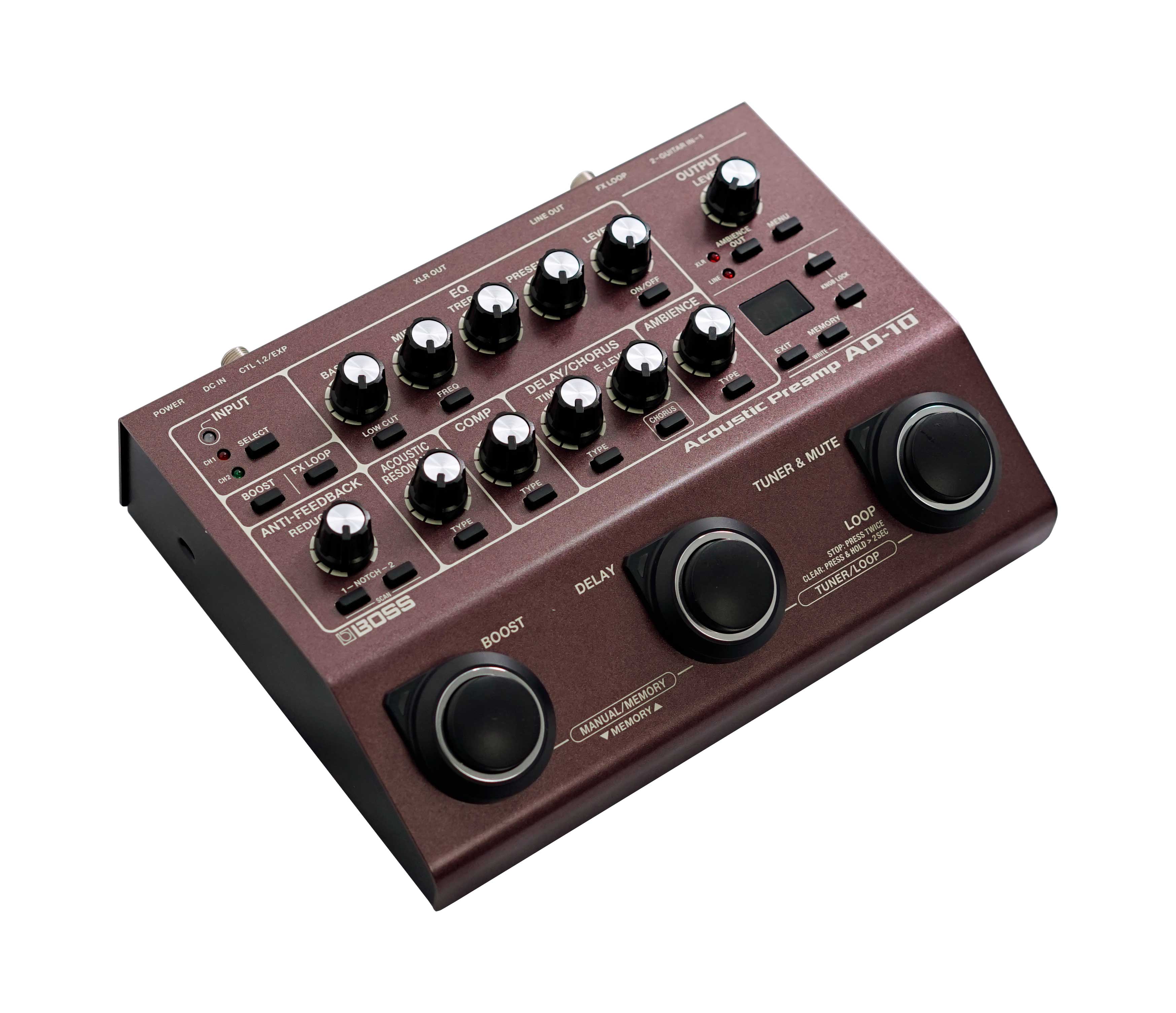 BOSS AD-10 Acoustic Preamp (Pre-Owned)