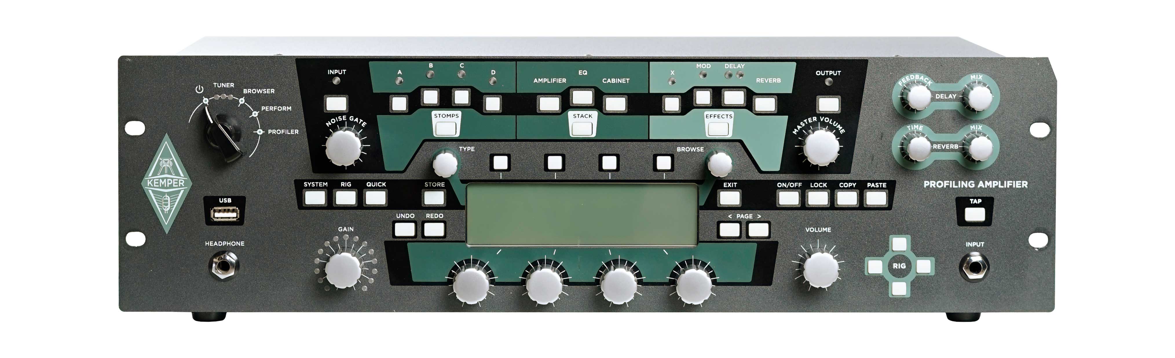 Kemper Digital Profiler Modelling Amp Head Black and Remote with Flight Case (Pre-Owned)