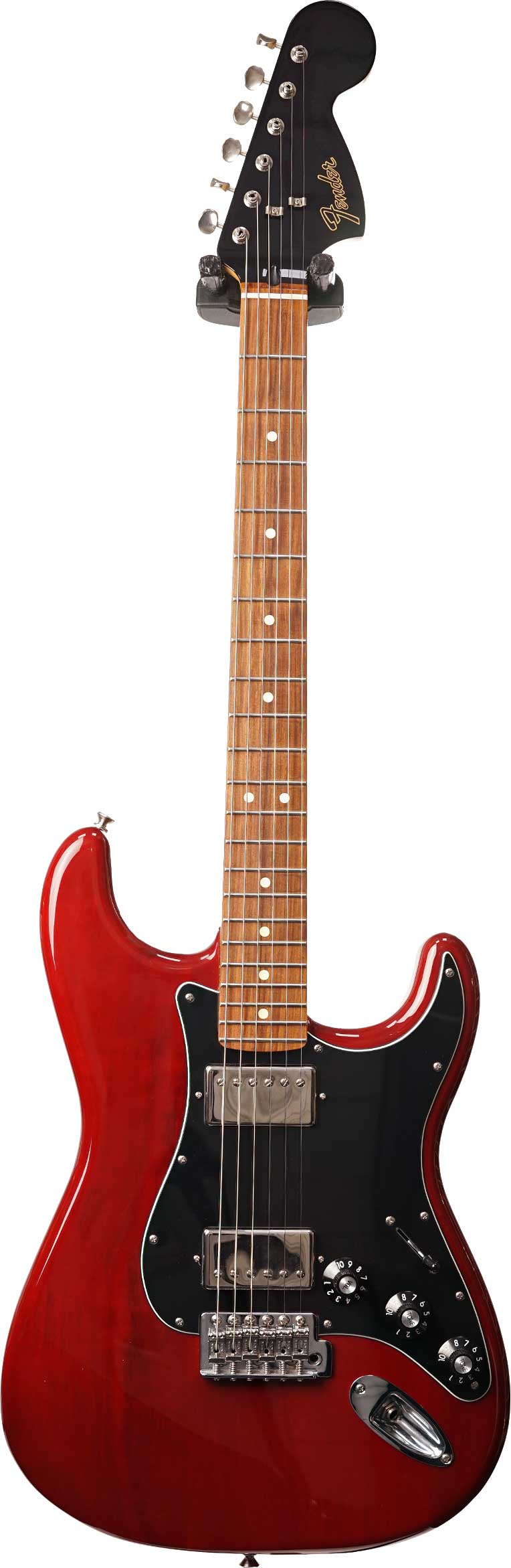 Fender Limited Edition Blacktop Stratocaster HH Crimson Red Transparent Pau Ferro Fingerboard (Pre-Owned)