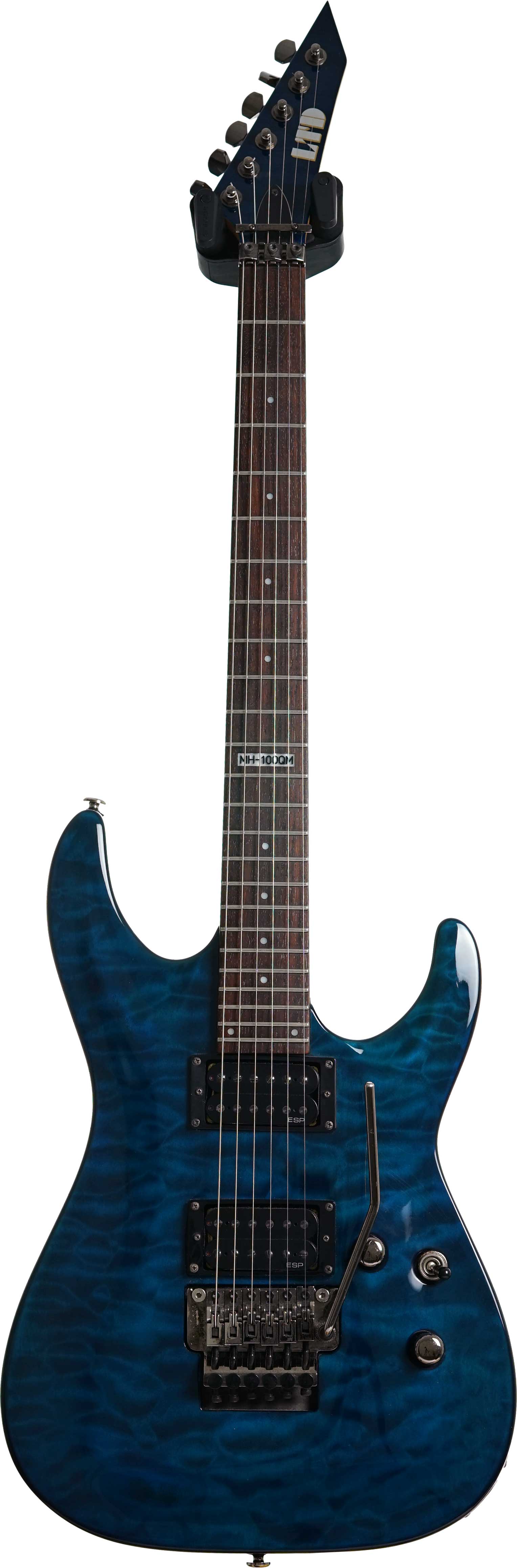 ESP LTD 2010 MH100QM See Thru Blue (PreOwned) guitarguitar