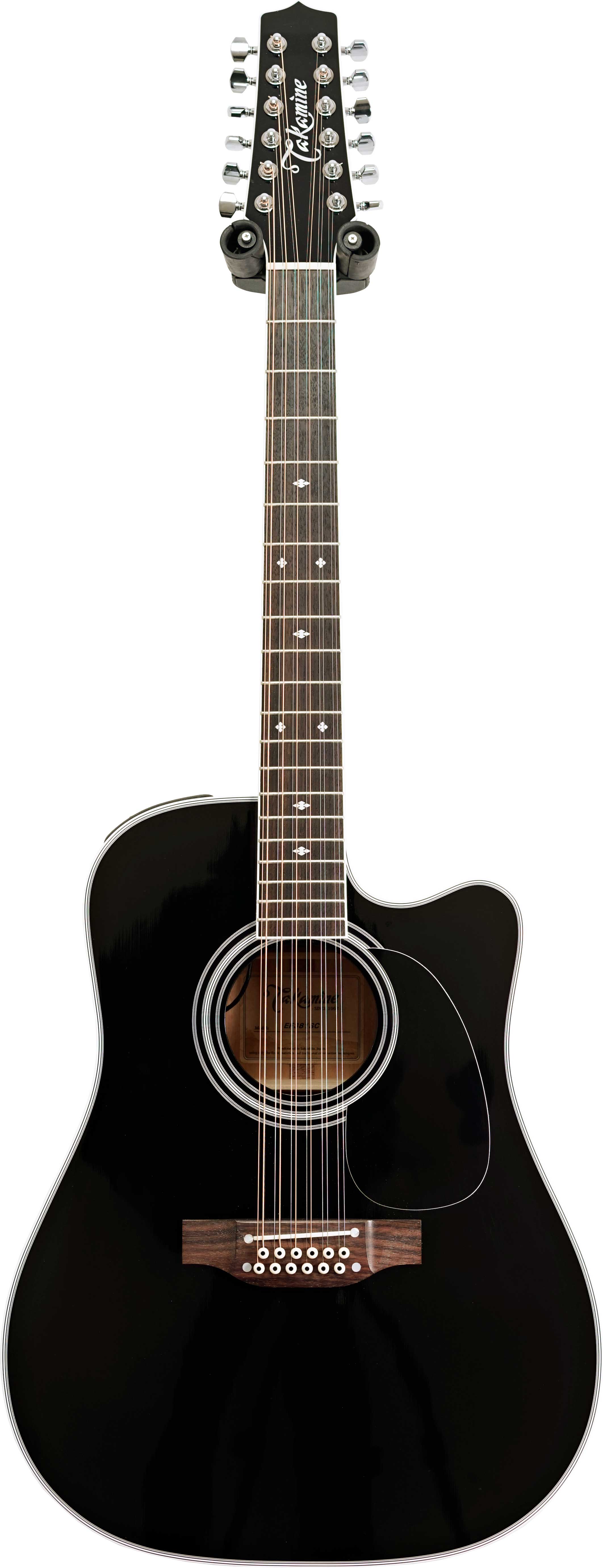 Takamine EF381SC 12 String Electro Acoustic Black Gloss (Pre-Owned)