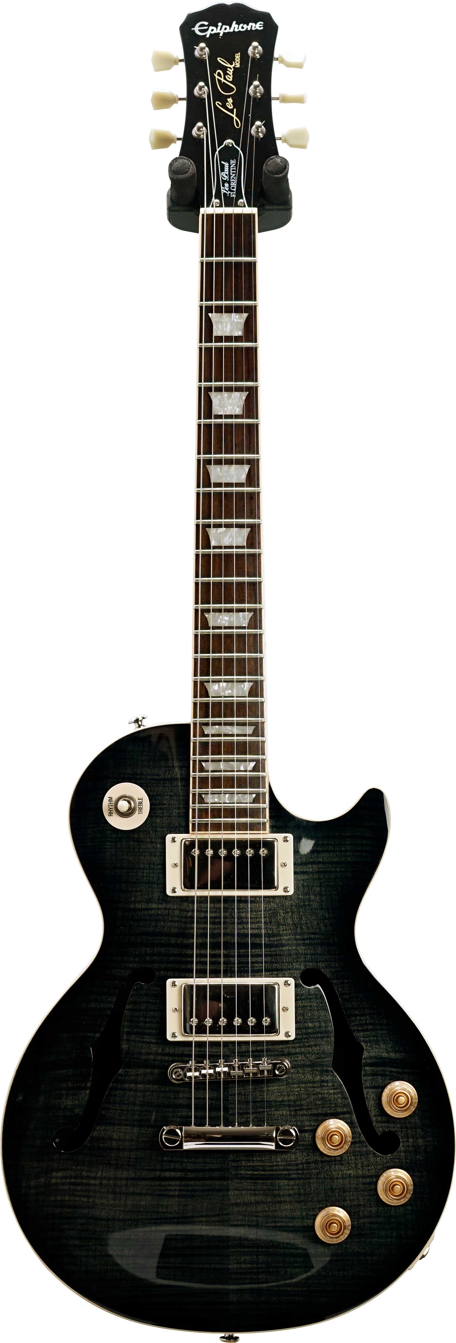Epiphone Les Paul Standard Florentine Pro Trans Black (Pre-Owned)
