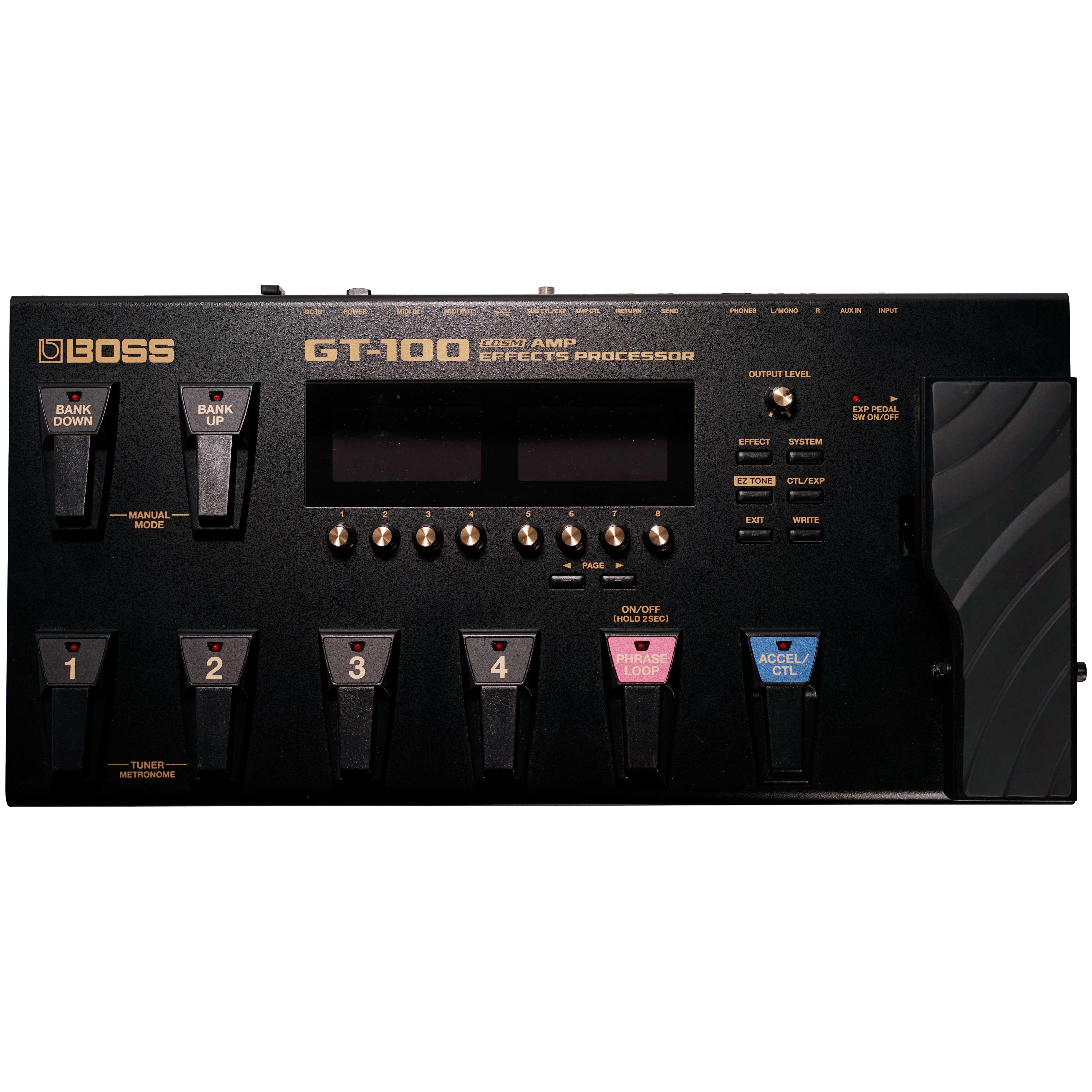 BOSS GT100 Guitar Amp Modeller and Multi Effects Processor Pedal (Pre