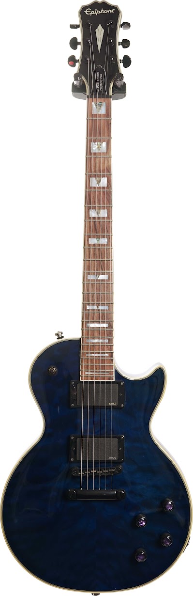 Epiphone Les Paul Custom Prophecy Plus Midnight Sapphire (Pre