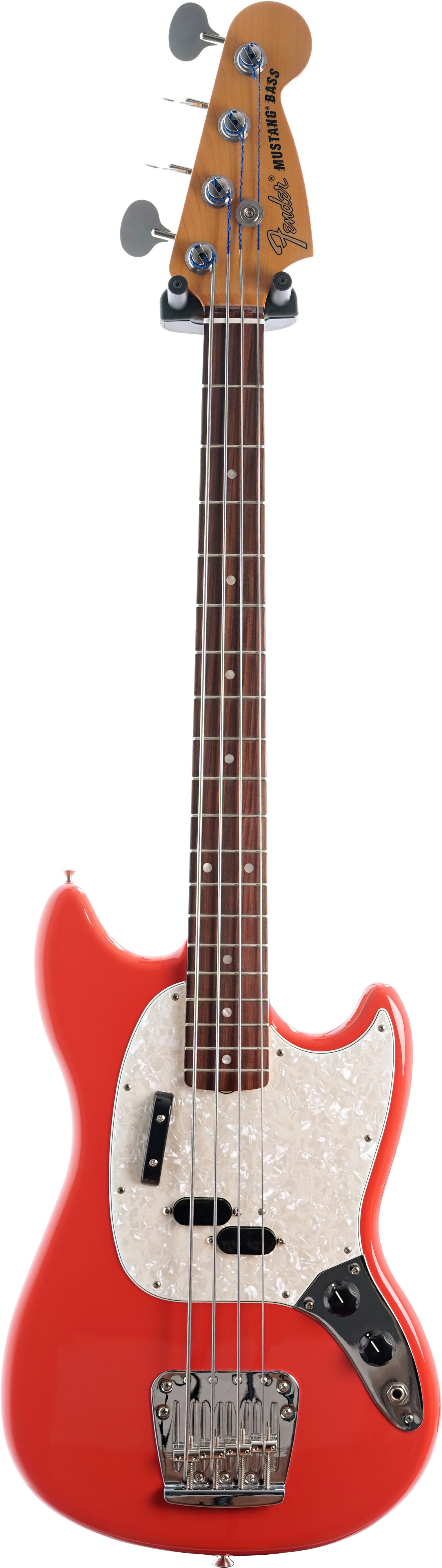 Fender 2019 Vintera 60s Mustang Short Scale Bass Fiesta Red Pau