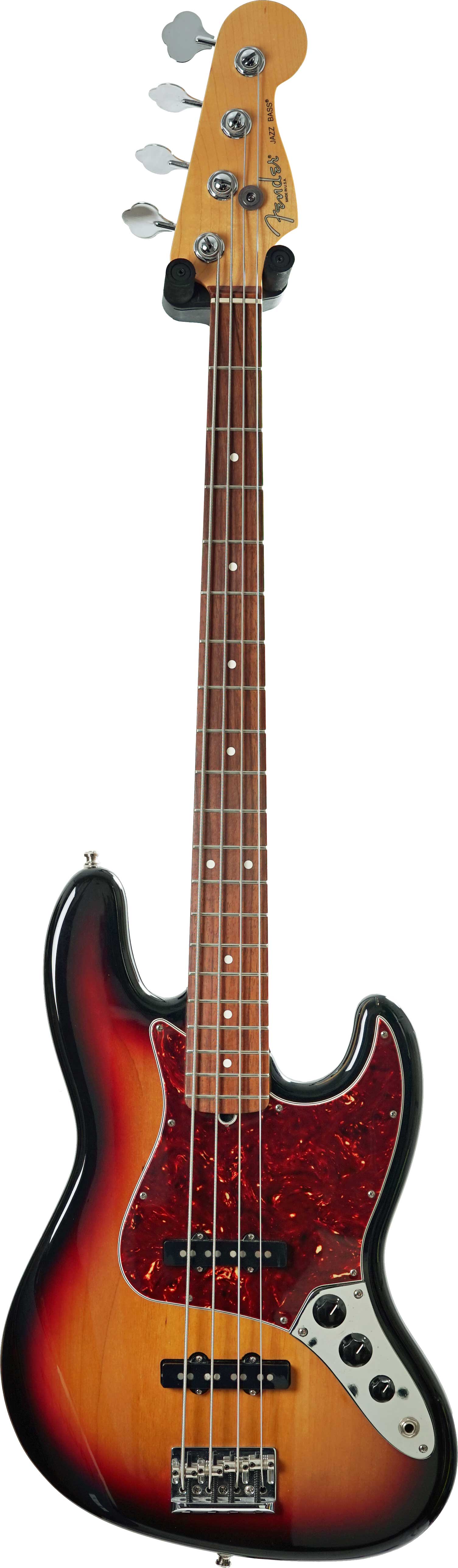 Fender 2008 American Standard Jazz Bass 3 Tone Sunburst Rosewood  Fingerboard (Pre-Owned)