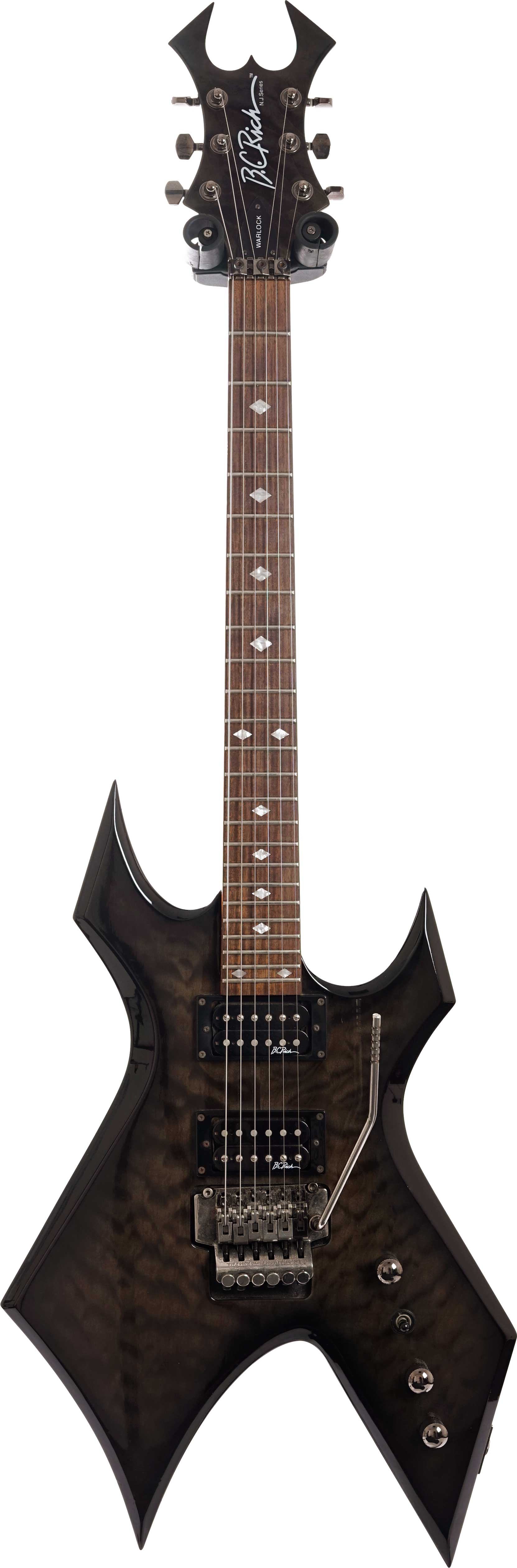 BC Rich N.J Series Warlock Trans Black (Pre-Owned)