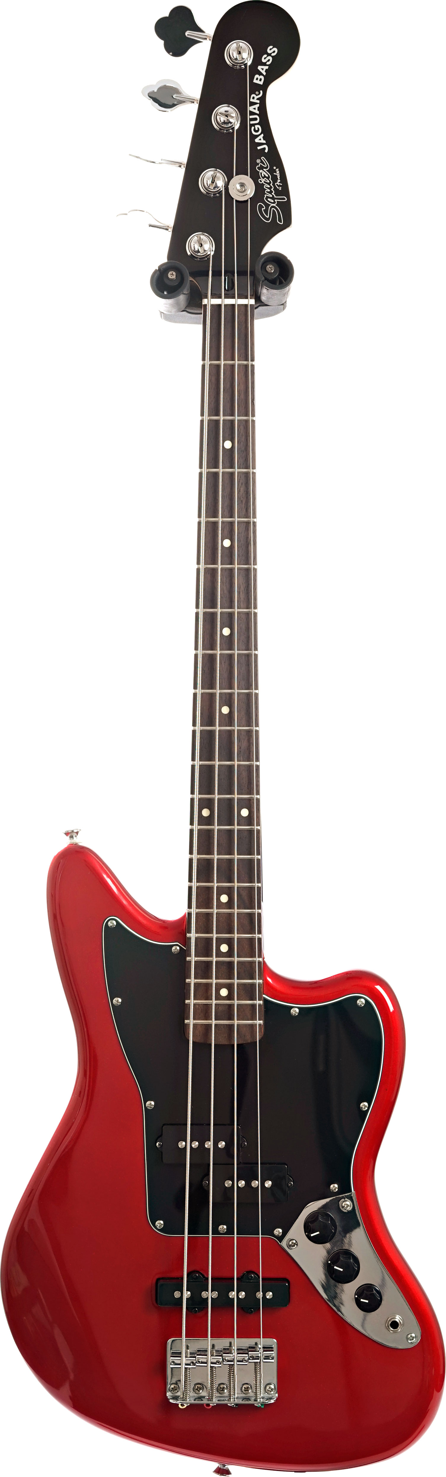Squier Jaguar Short Scale Bass Candy Apple Red (PreOwned) guitarguitar