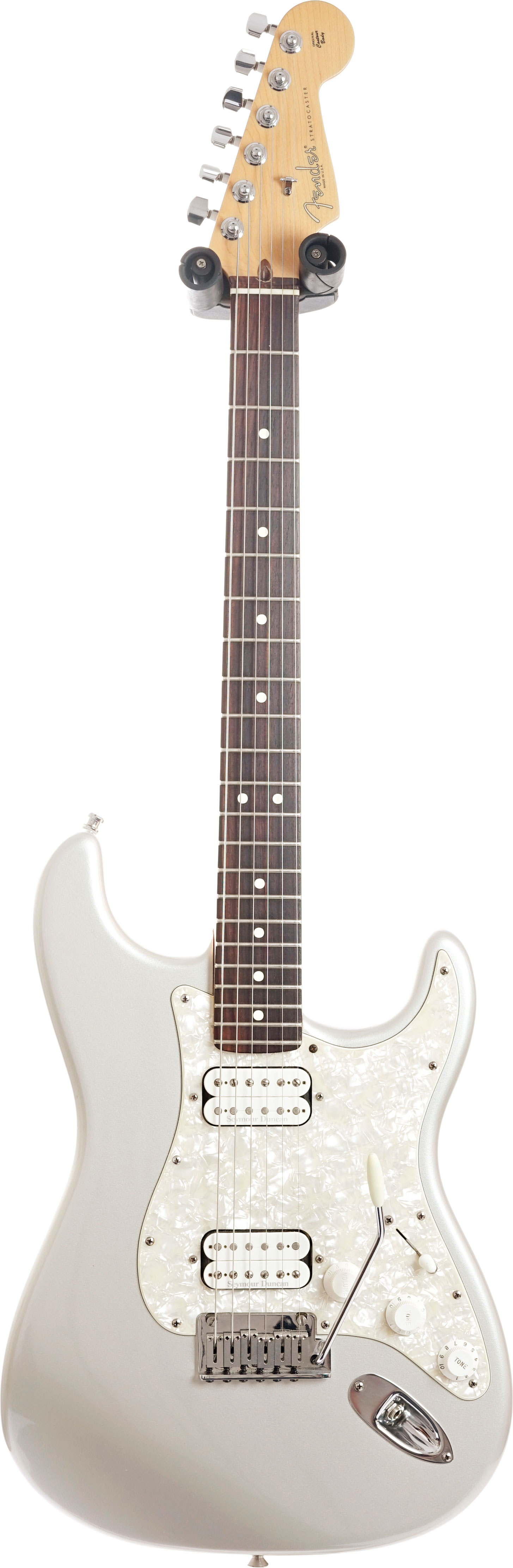 Fender 2003 American Double Fat Stratocaster Chrome Silver Rosewood Fingerboard HH (Pre-Owned)