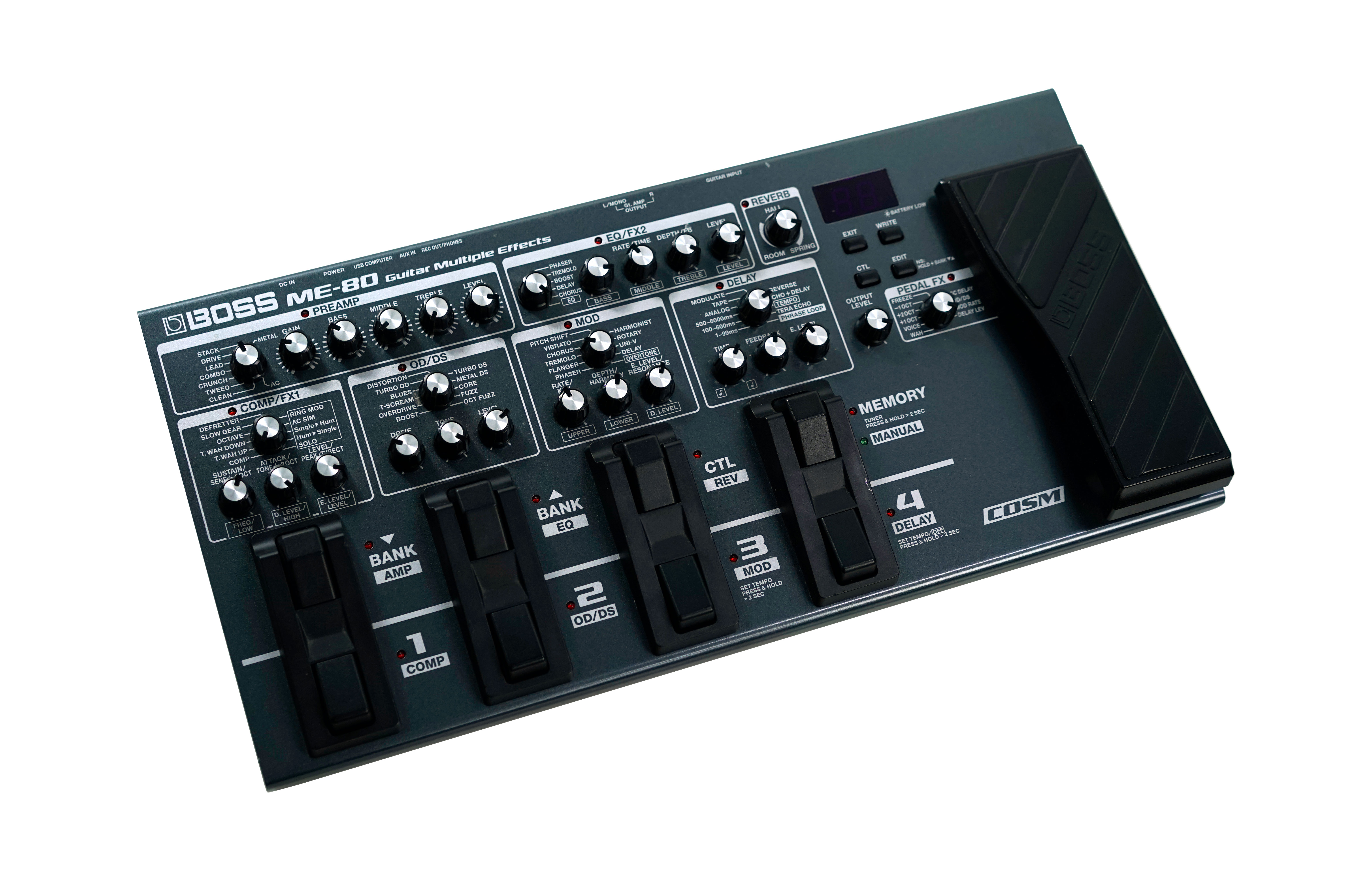 BOSS ME80 Multi Effects Pedal (PreOwned) guitarguitar