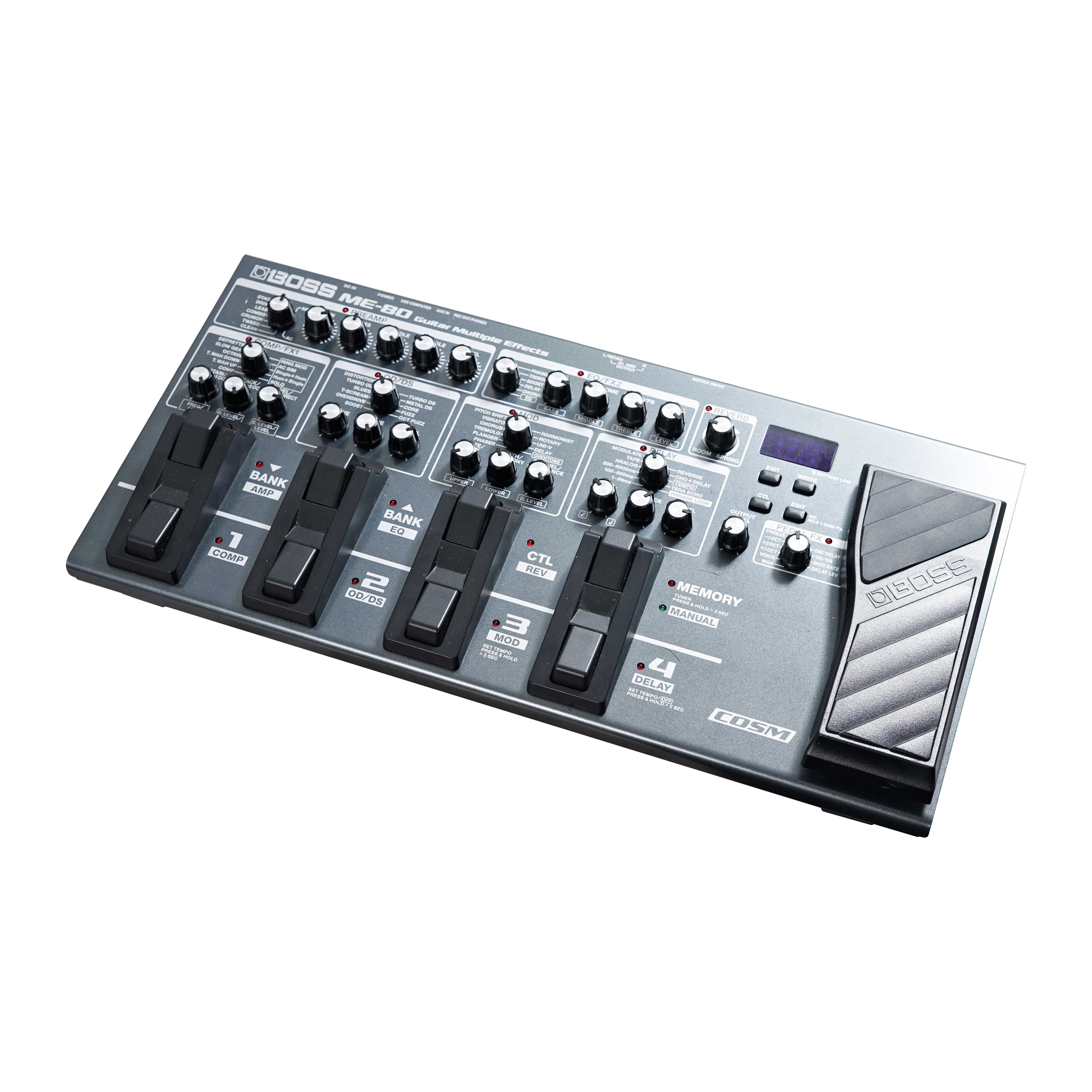 BOSS ME80 Guitar Amp Modeller and Multi Effects Processor Pedal (Pre