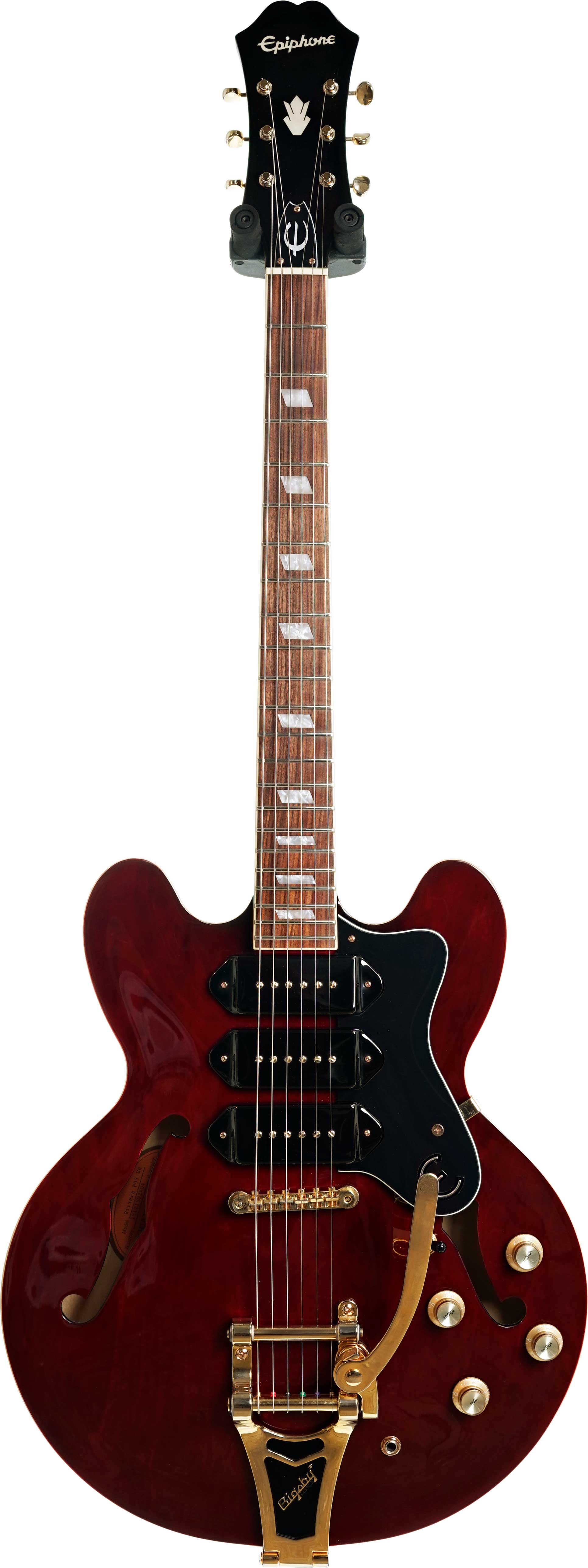 Epiphone Limited Edition Riviera Custom P93 3 Pickup Wine Red with