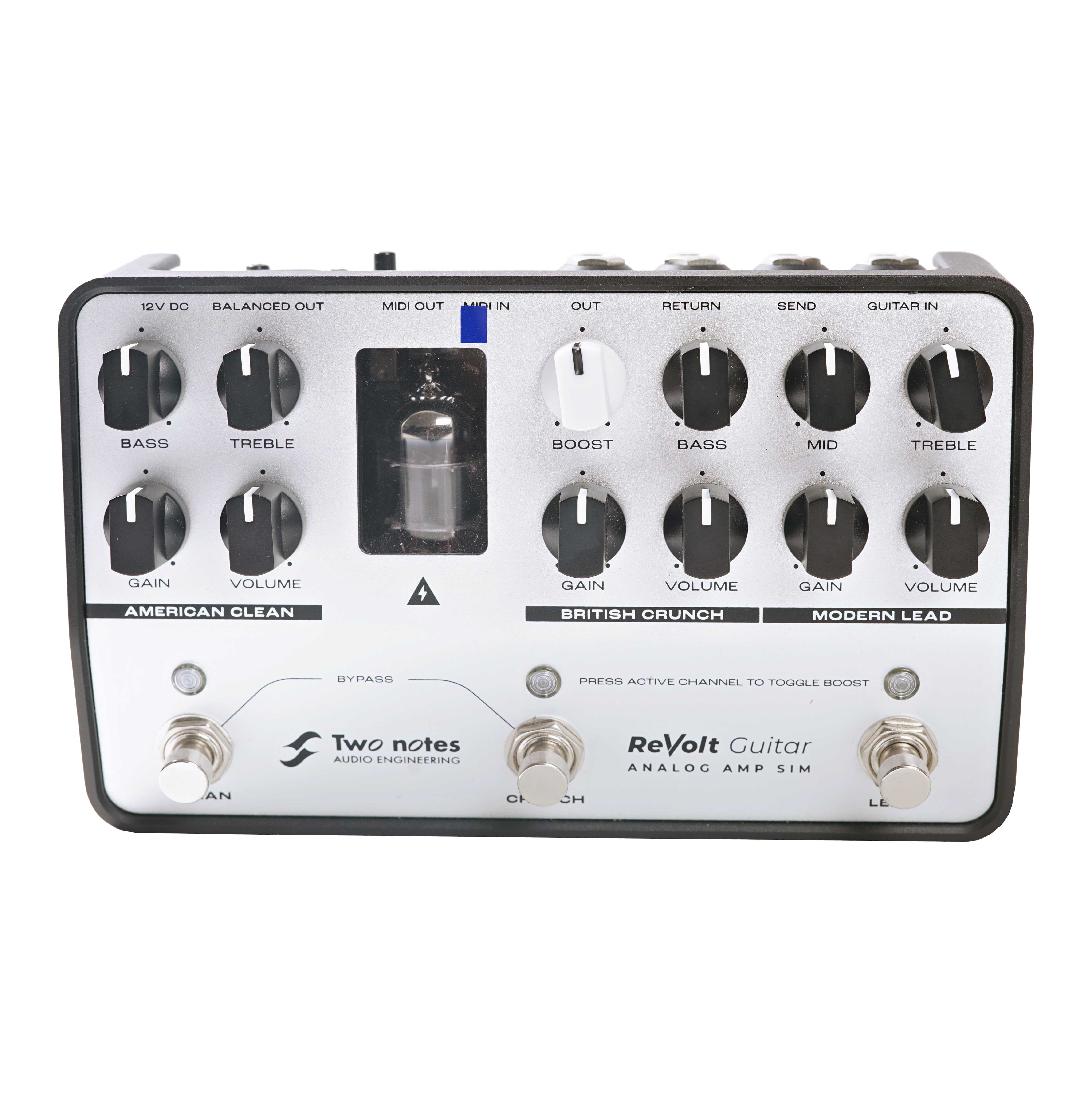Two Notes ReVolt Guitar Analog Amp Simulator Preamp Pedal (PreOwned