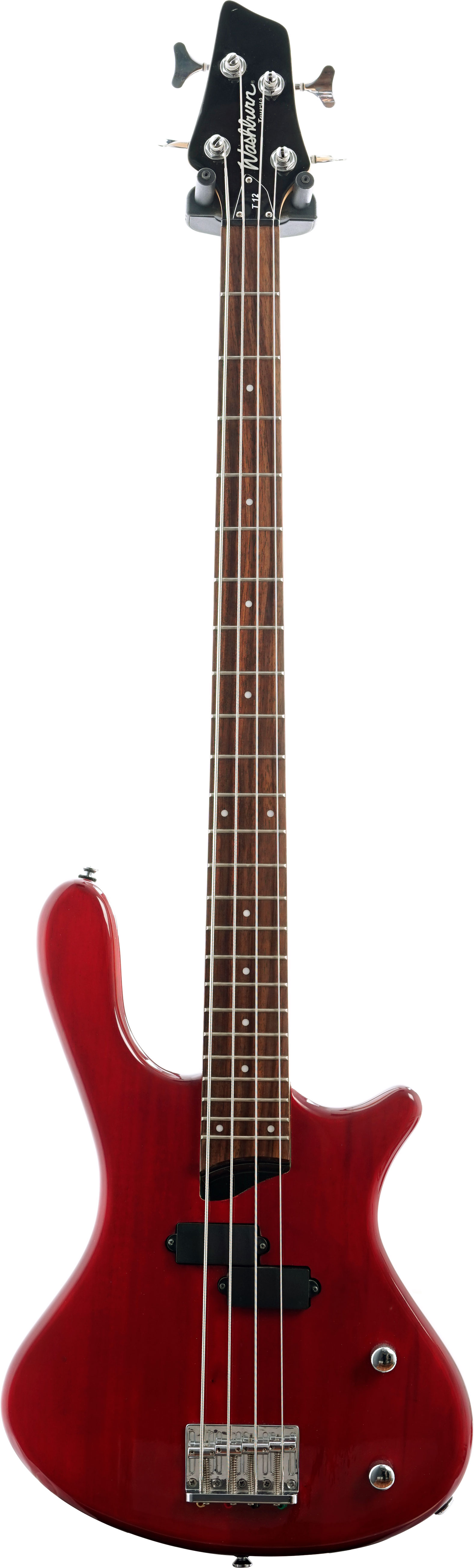 Washburn T12 Taurus Silver Electric Bass Guitar - ROAR!!! MUSIC