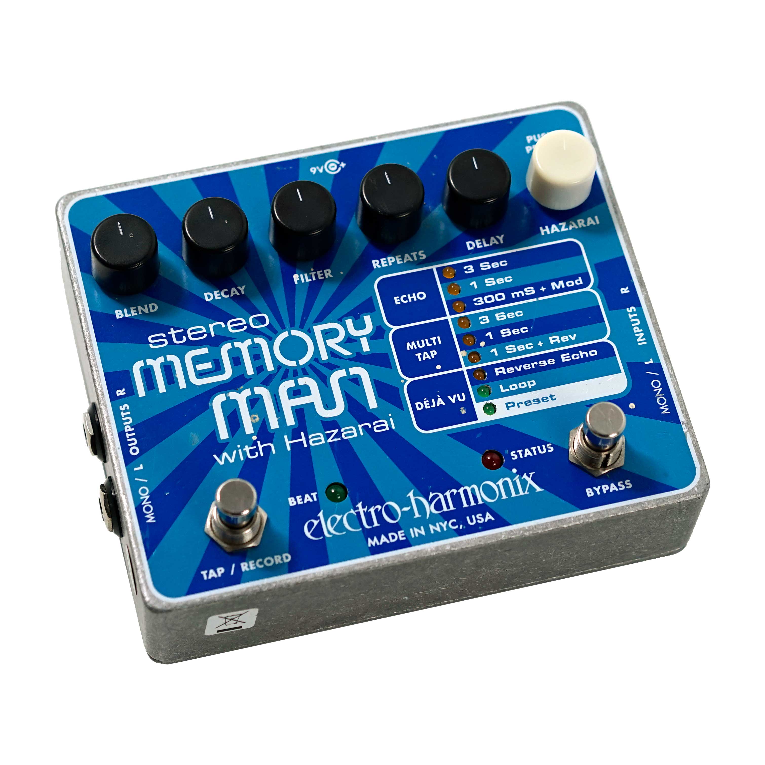 Electro Harmonix Stereo Memory Man with Hazarai (Pre-Owned)