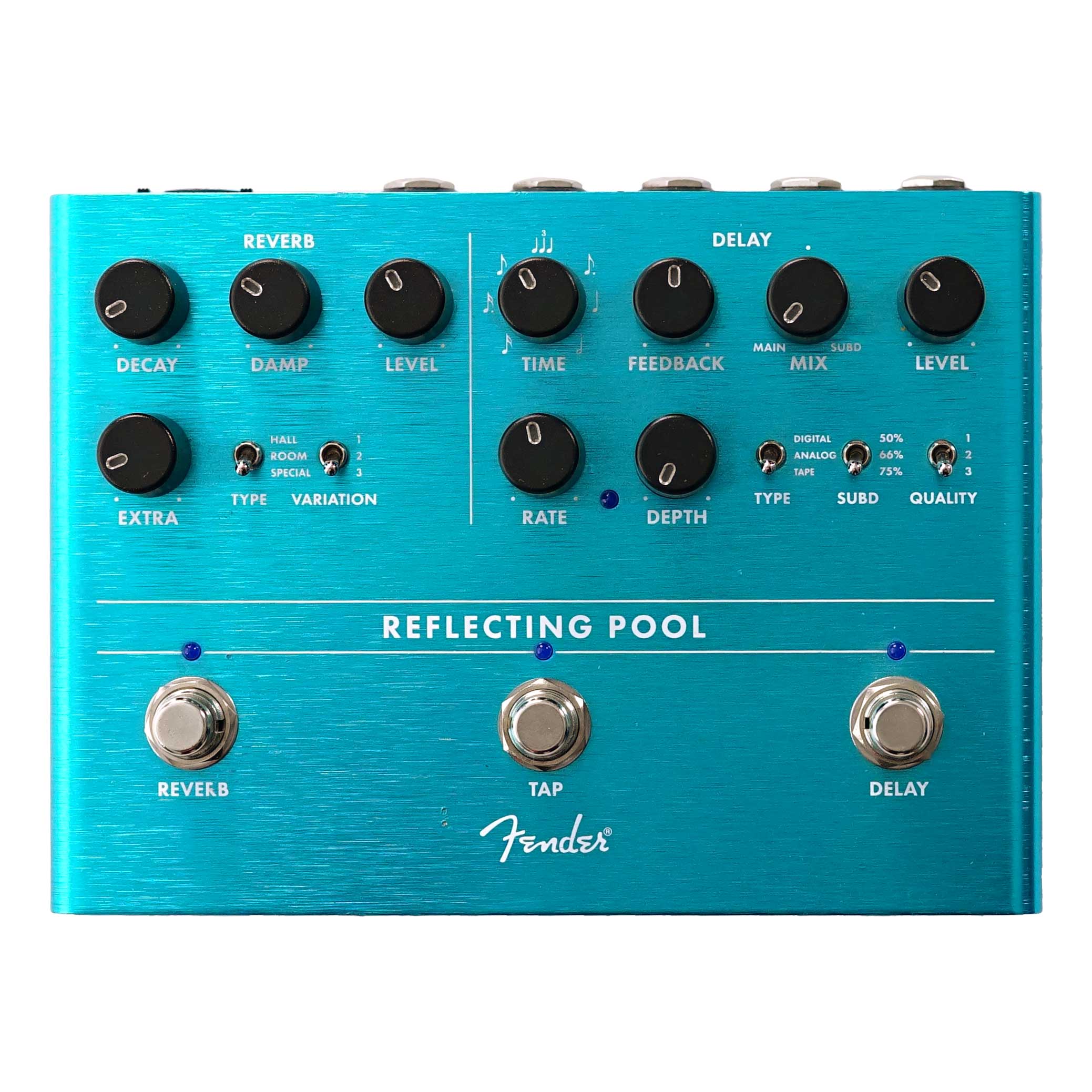 Fender Reflecting Pool Delay And Reverb Pedal (Pre-Owned)