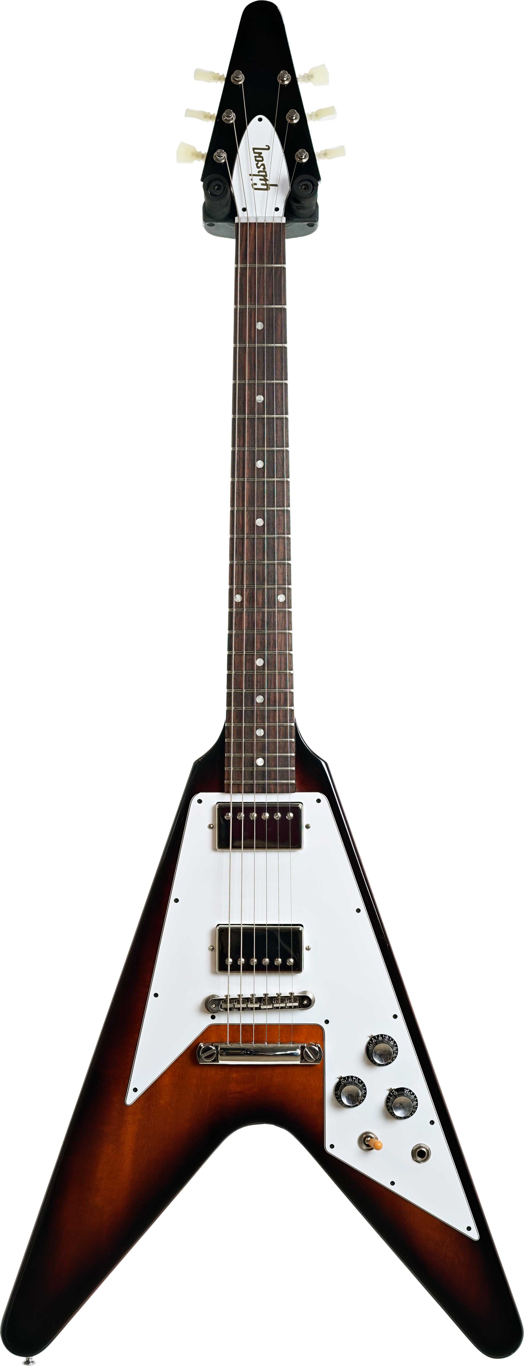 tobacco sunburst flying v Gibson '67 Reissue Refin USED (s498) shaped Flying V headstock features high 2014 Dean USA Dave Mustaine