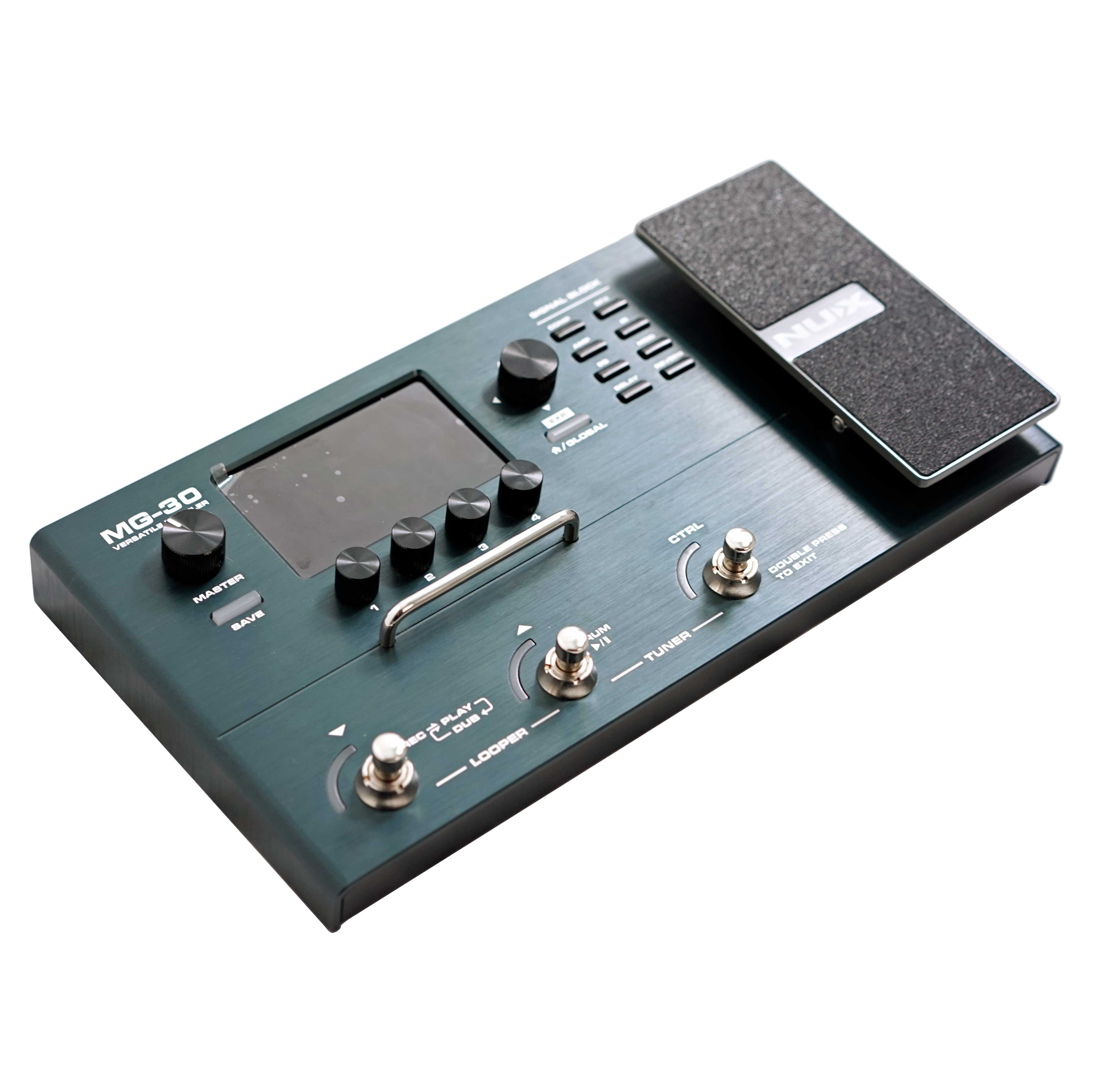 NUX MG-30 Guitar Amp Modeller and Multi Effects Processor Pedal (Pre-Owned)