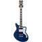 D'Angelico Deluxe Bedford SH Limited Edition Sapphire Blue Semi-Hollow P90's (Pre-Owned) Front View