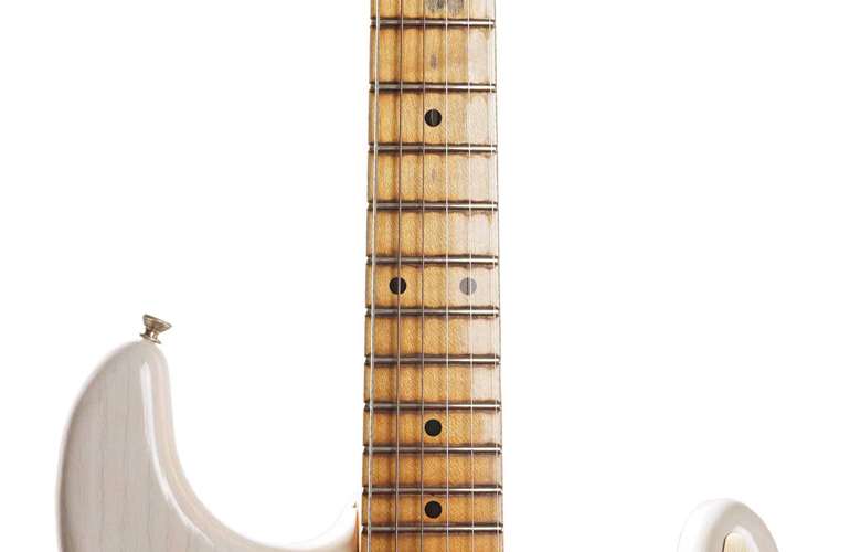 Fender Custom Shop Limited Edition 55 Dual Mag Stratocaster Journeyman Relic Aged White Blonde (Pre-Owned) Fender Custom Shop Limited Edition 55 Dual Mag Stratocaster Journeyman Relic Aged White Blonde (Pre-Owned)