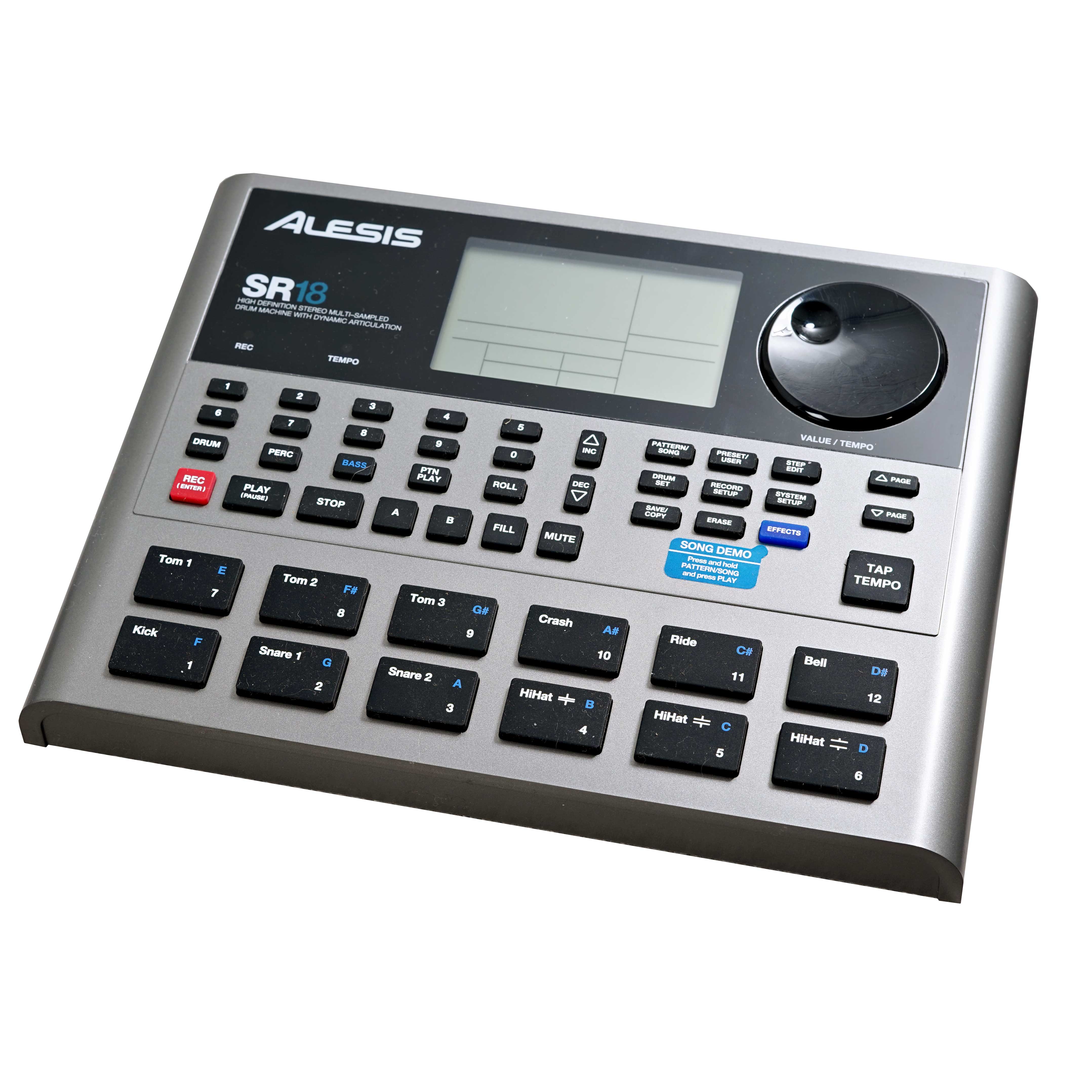 Alesis SR18 - Drum Machine Portatile con 32 Mb di Suoni di Batteria Alesis SR18 - Drum Machine Portatile con 32 Mb di Suoni di Batteria