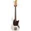 Fender Japanese FSR Mustang Bass Vintage White Rosewood Fingerboard (Pre-Owned) Front View