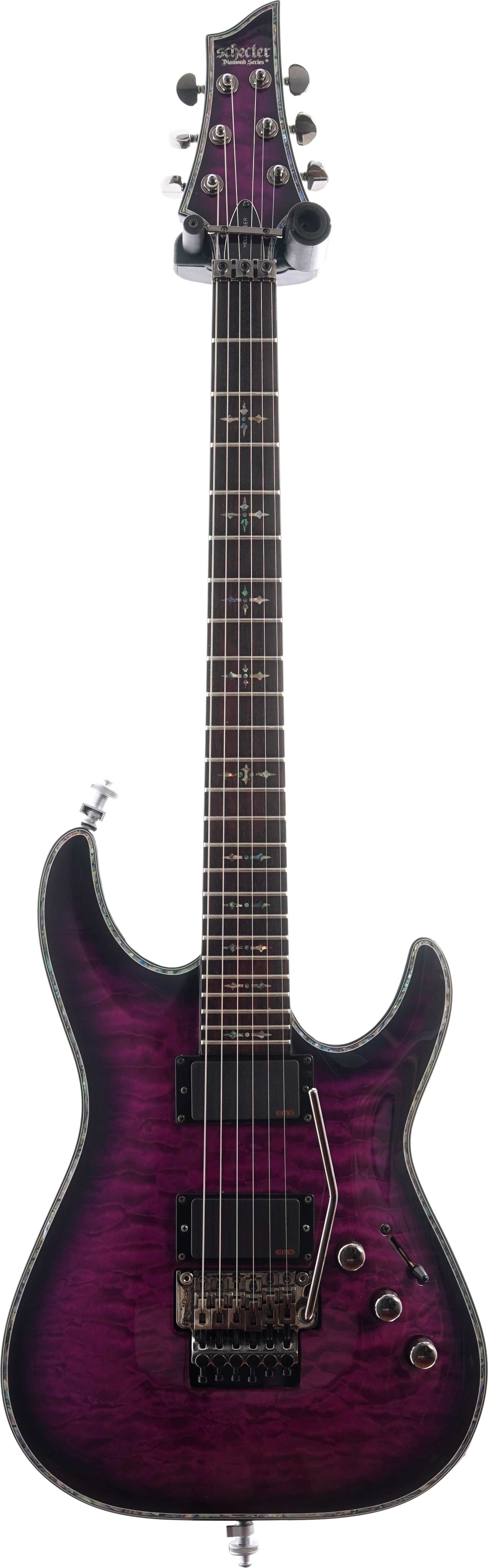 Schecter deals hellraiser purple