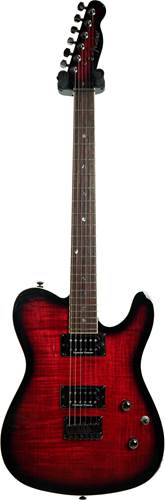 Fender 2022 Custom Telecaster FMT Black Cherry Burst (Pre-Owned)