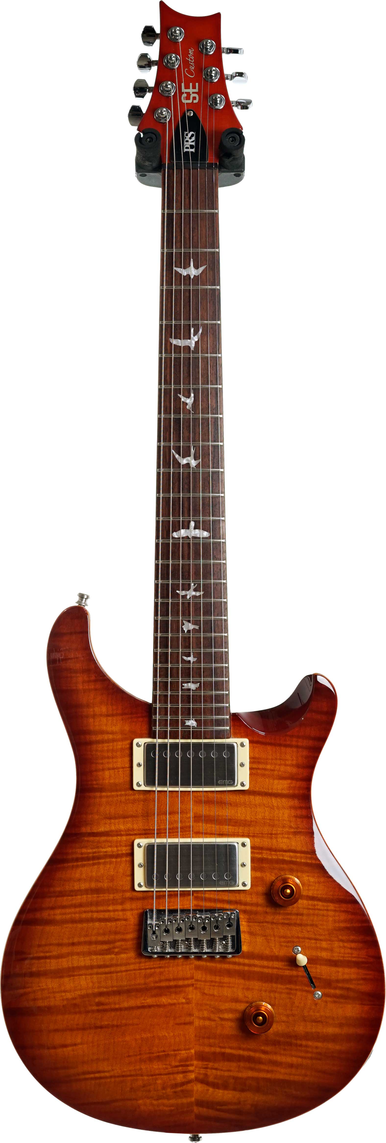PRS SE Custom 24 7-String Vintage Sunburst (Pre-Owned) | guitarguitar