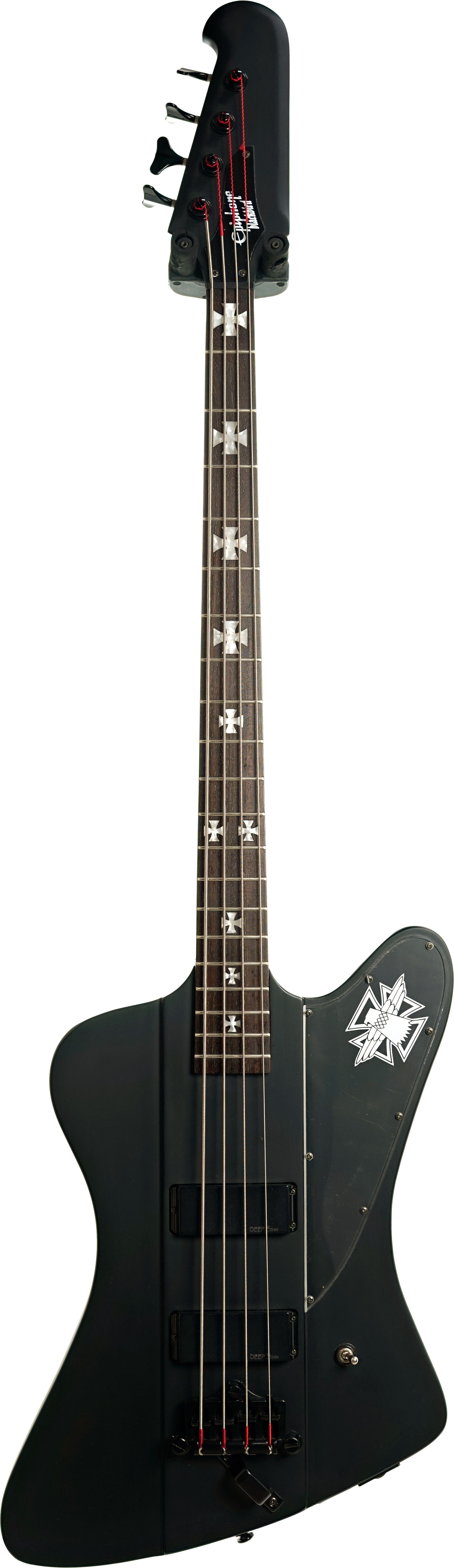 Epiphone 2012 Nikki Sixx Blackbird Bass Pitch Black (Pre-Owned