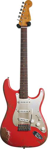 Fender Custom Shop 2017 Limited Edition Heavy Relic 59 Stratocaster Roasted Fiesta Red Rosewood Fingerboard (Pre-Owned) Fender Custom Shop 2017 Limited Edition Heavy Relic 59 Stratocaster Roasted Fiesta Red Rosewood Fingerboard (Pre-Owned)