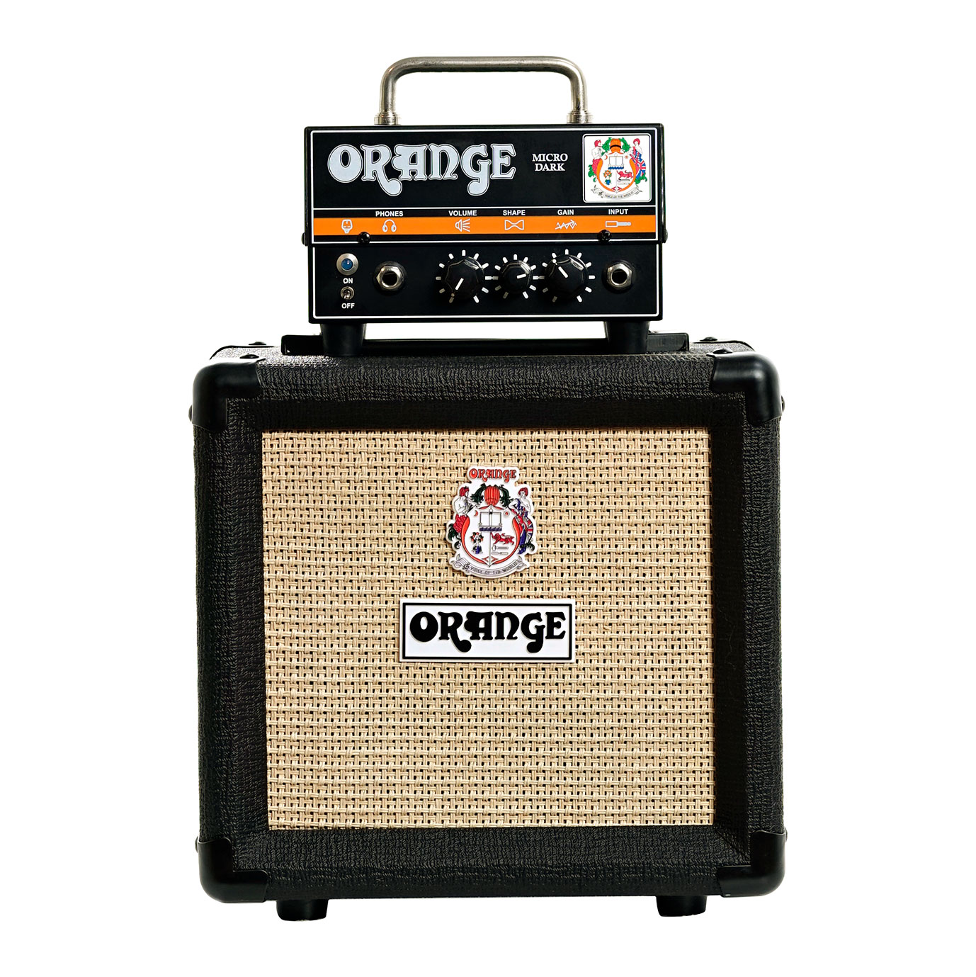 Orange Micro Dark Valve Amp Head and PPC108 Black Guitar Cabinet (Pre-Owned) 