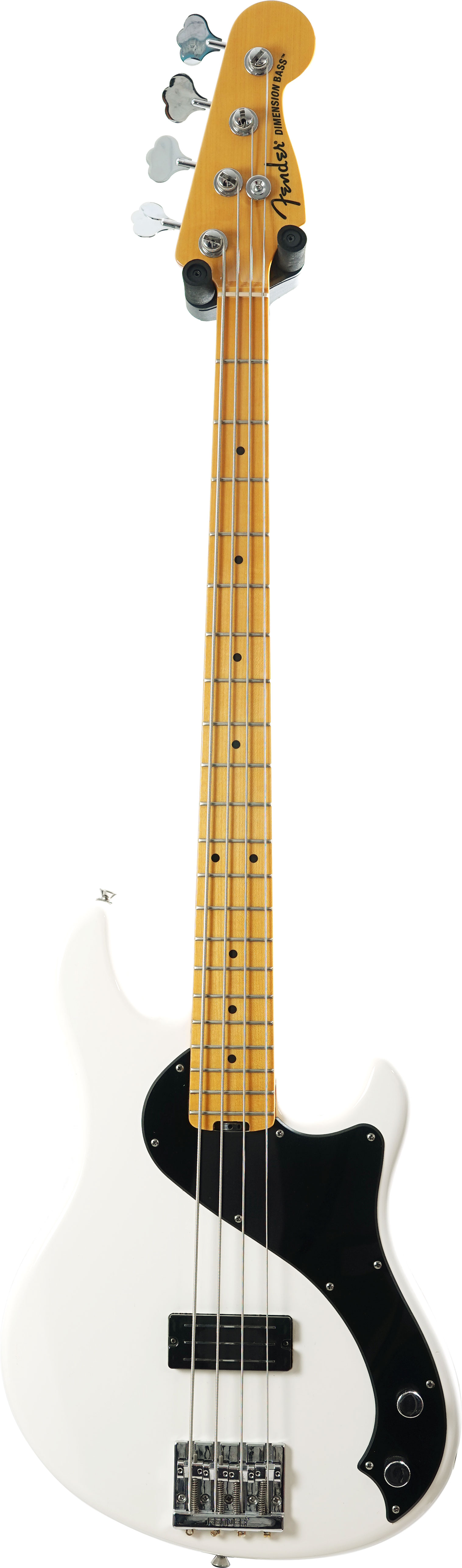 Fender 2014 Modern Player Dimension Bass Rosewood Fingerboard Olympic White (Pre-Owned)