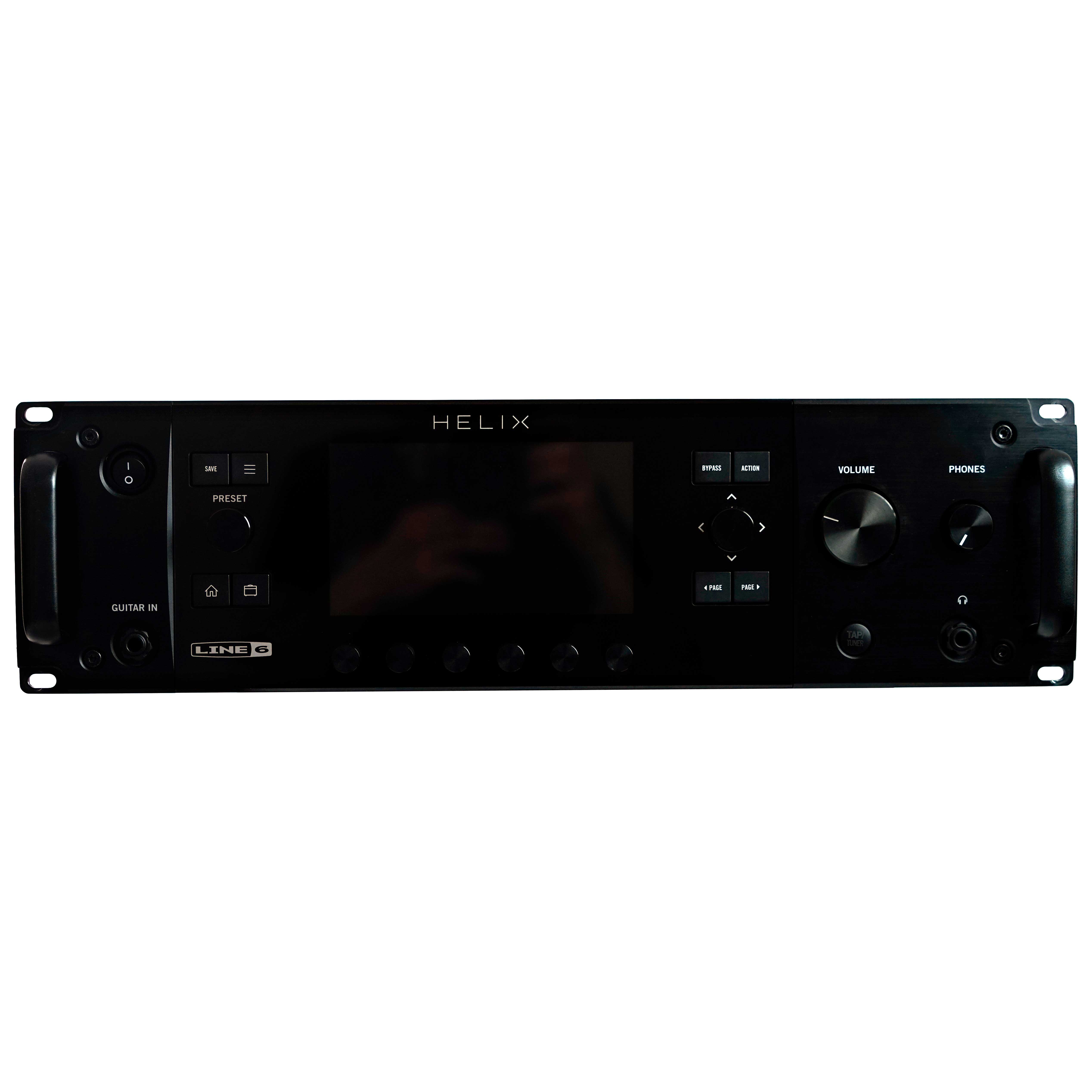 Line 6 Helix Rack Guitar Amp Modeller and Multi Effects Processor Rack Unit and Helix Control (Pre-Owned)