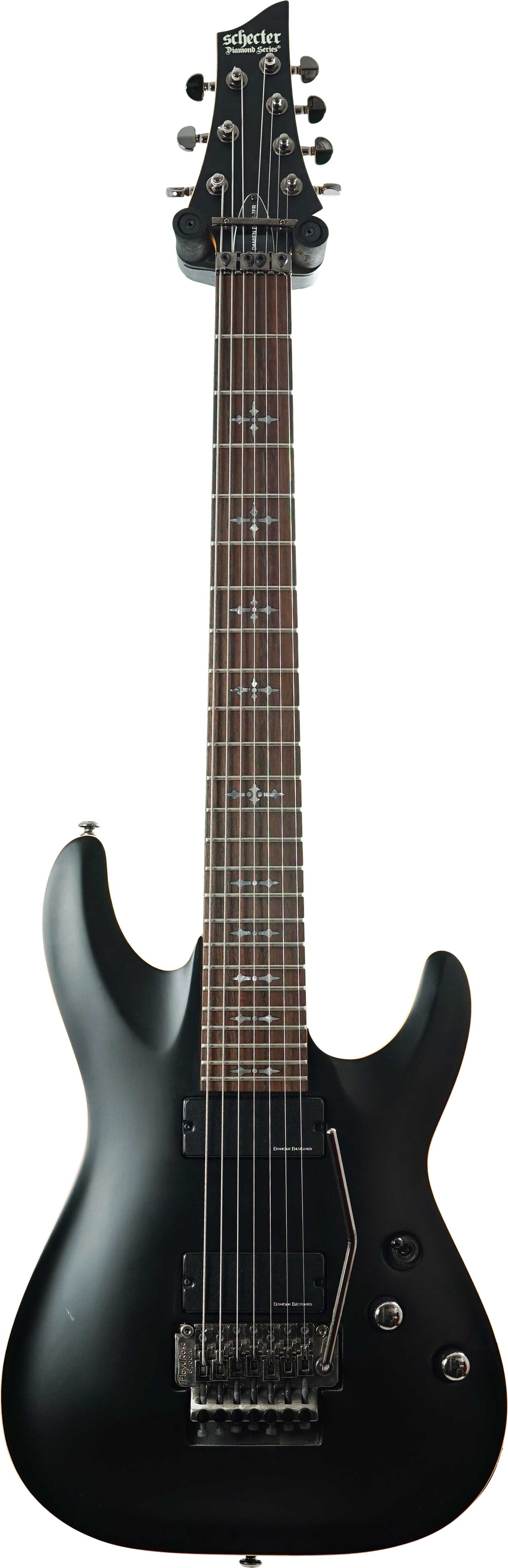 Schecter Damien Elite 7 FR Satin Black (Pre-Owned)