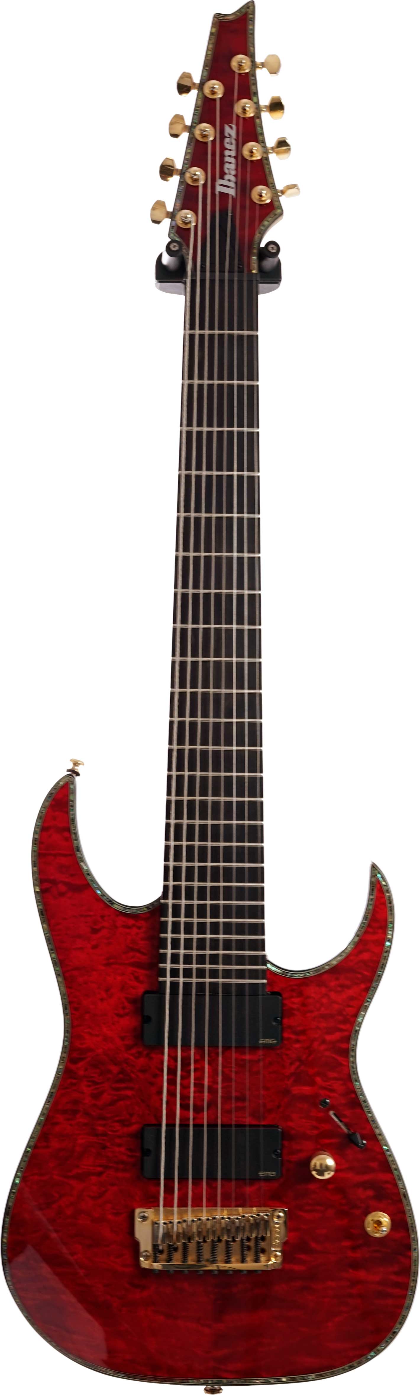 Ibanez RGIX28FEQM Iron Label 8-String Burgundy Wine (2014) (Pre