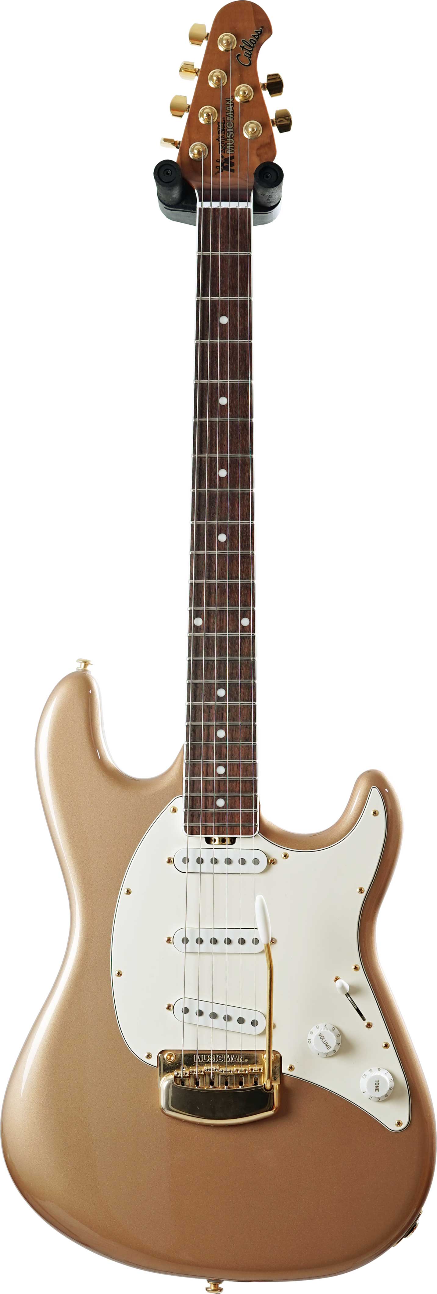 Music Man BFR Ball Family Reserve Cutlass SSS Malibu Gold Roasted Maple Neck (Pre-Owned)