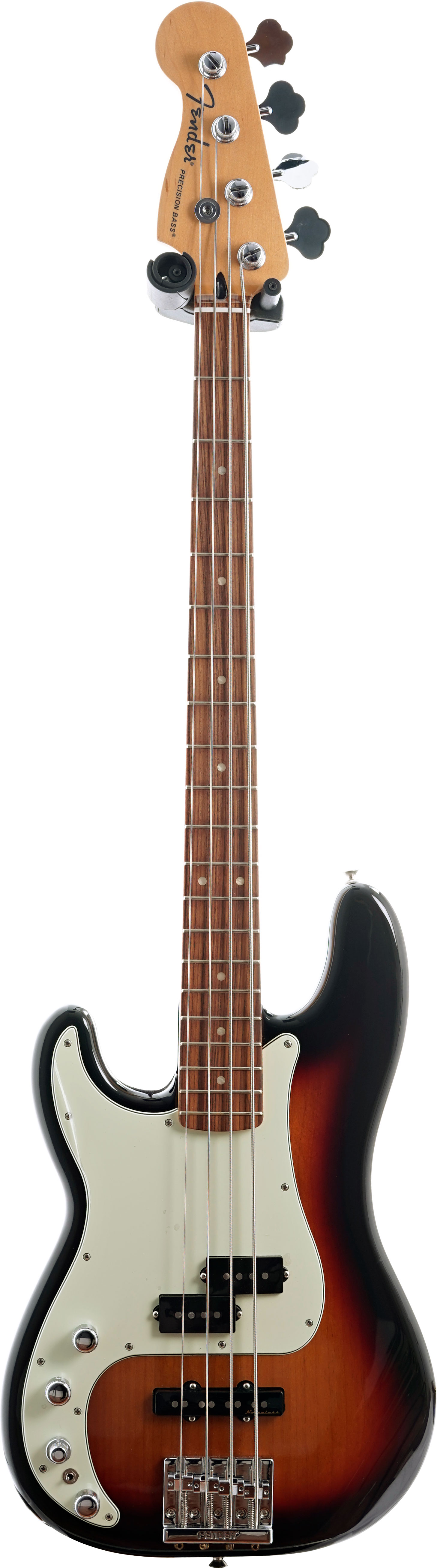 Fender 2023 Player Plus Precision Bass 3 Tone Sunburst Pau Ferro Fingerboard Left Handed (Pre-Owned)