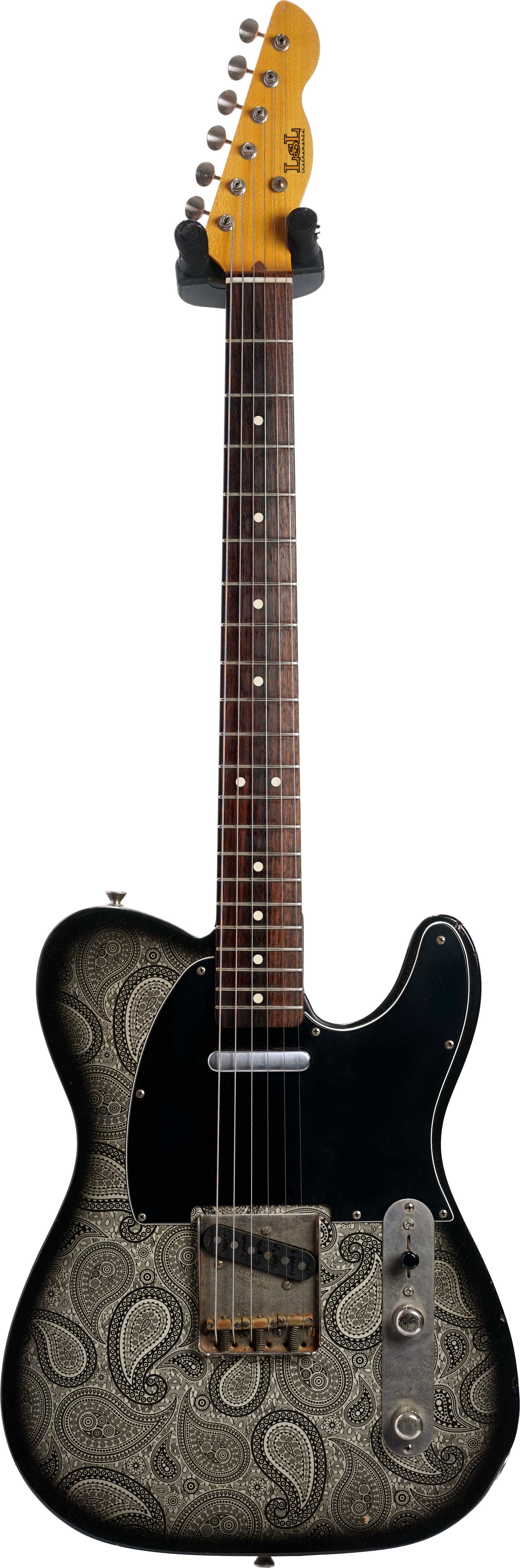 LSL Instruments Badbone T Black Paisley 'Emma Lee' Rosewood Fingerboard (Pre-Owned)