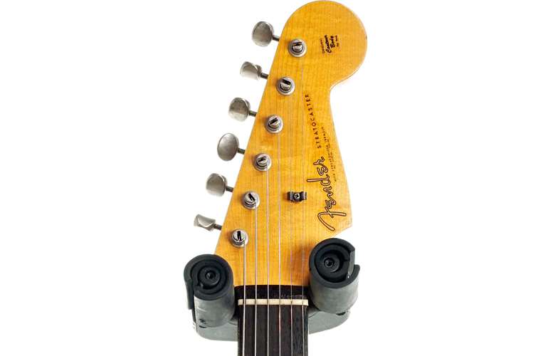 Fender Custom Shop 2015 '61 Stratocaster Slab Board Heavy Relic Faded Fiesta Red Over Champagne Sparkle (Pre-Owned) Fender Custom Shop 2015 '61 Stratocaster Slab Board Heavy Relic Faded Fiesta Red Over Champagne Sparkle (Pre-Owned)